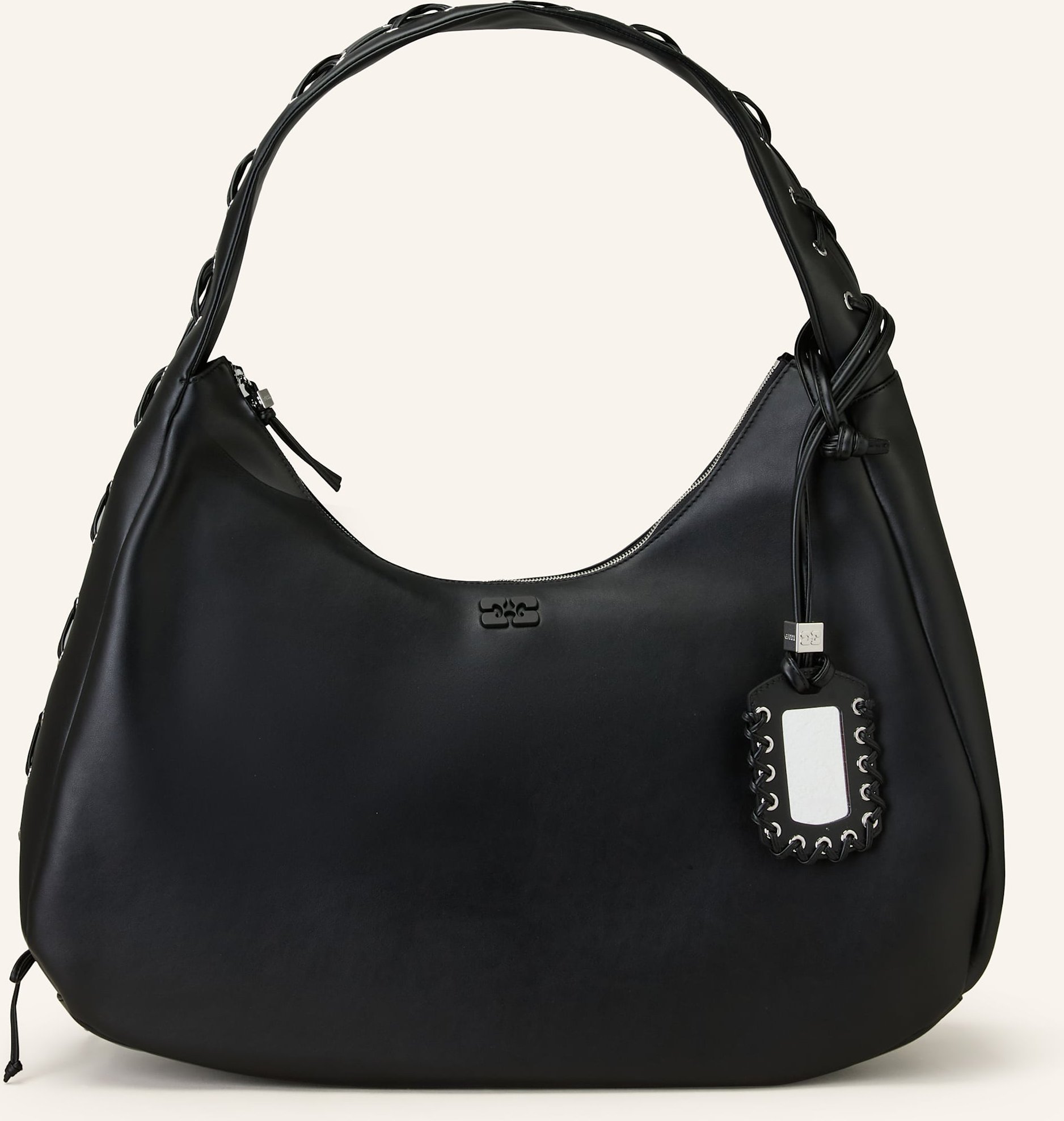 Ganni Beuteltasche Bou Xxl schwarz