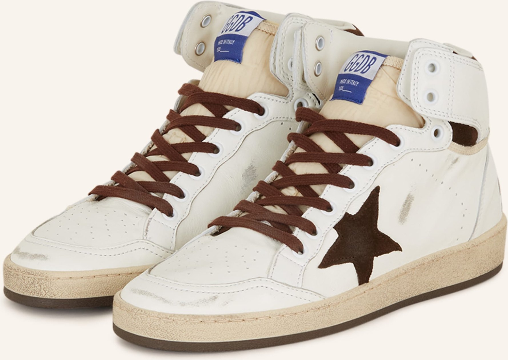 Golden Goose Hightop-Sneaker Sky Star weiss