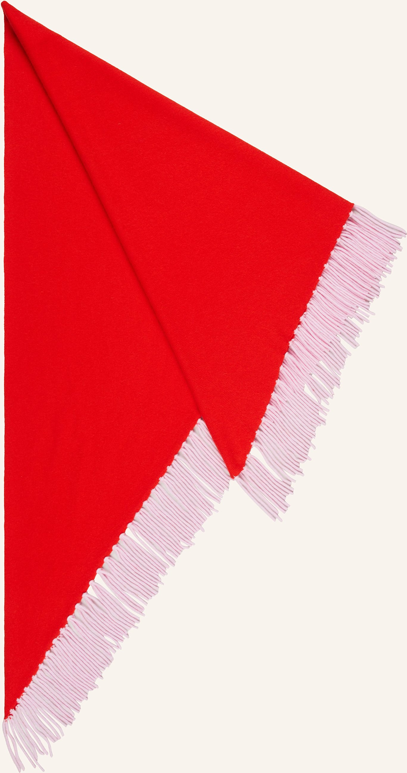 Herzen's Angelegenheit Dreieckstuch Mit Cashmere rot