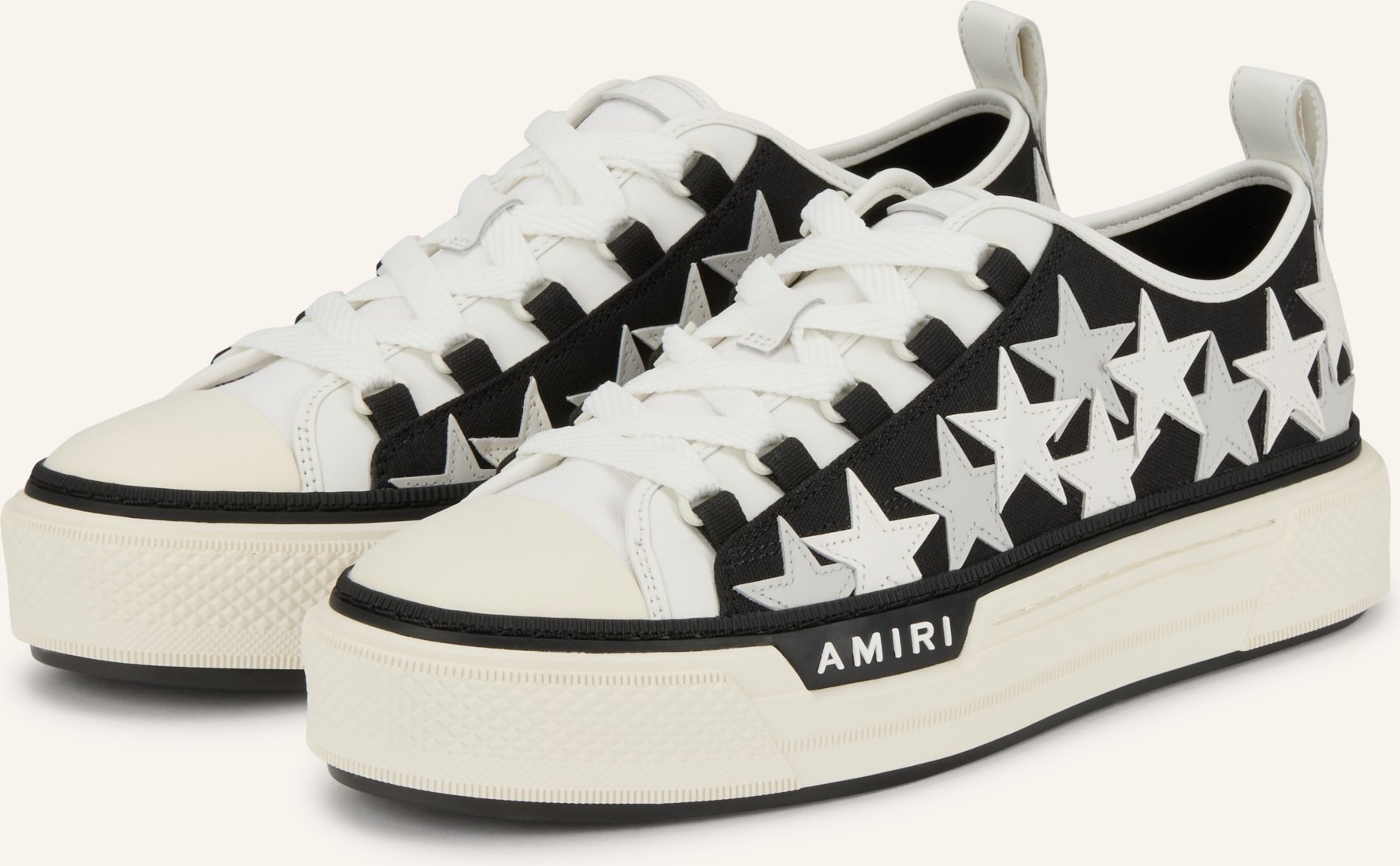 Amiri Sneaker Stars Court Low schwarz