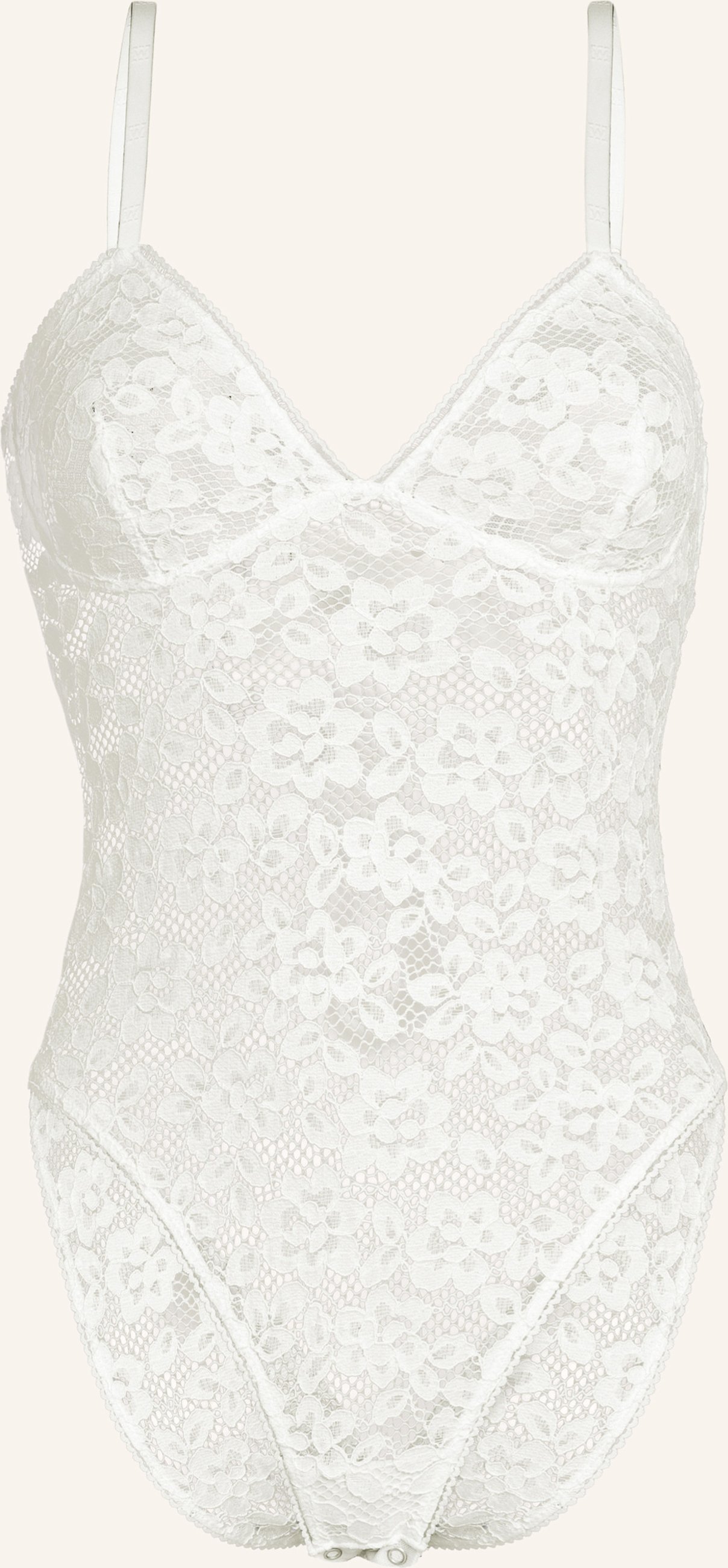 Wolford Bodies Ohne Cups Bold Lace Bodysuit weiss