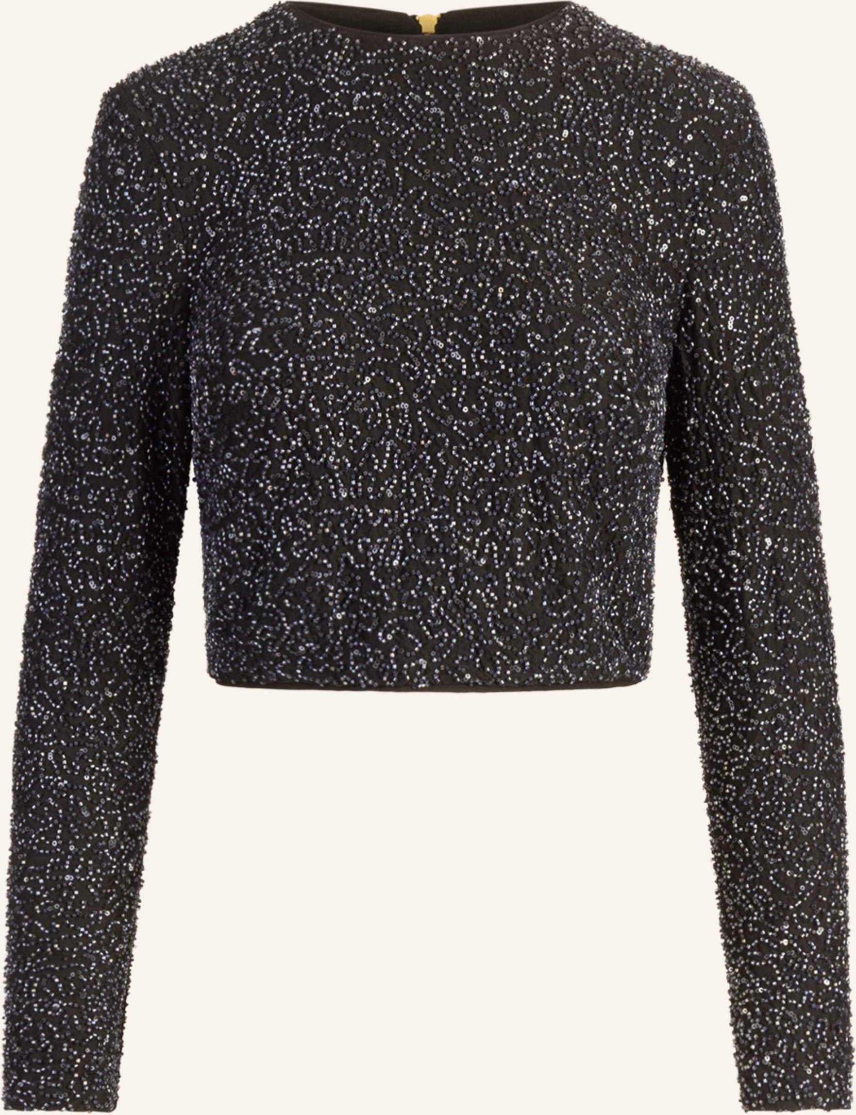 Apart Blusenshirt Mit Schmuckperlen schwarz