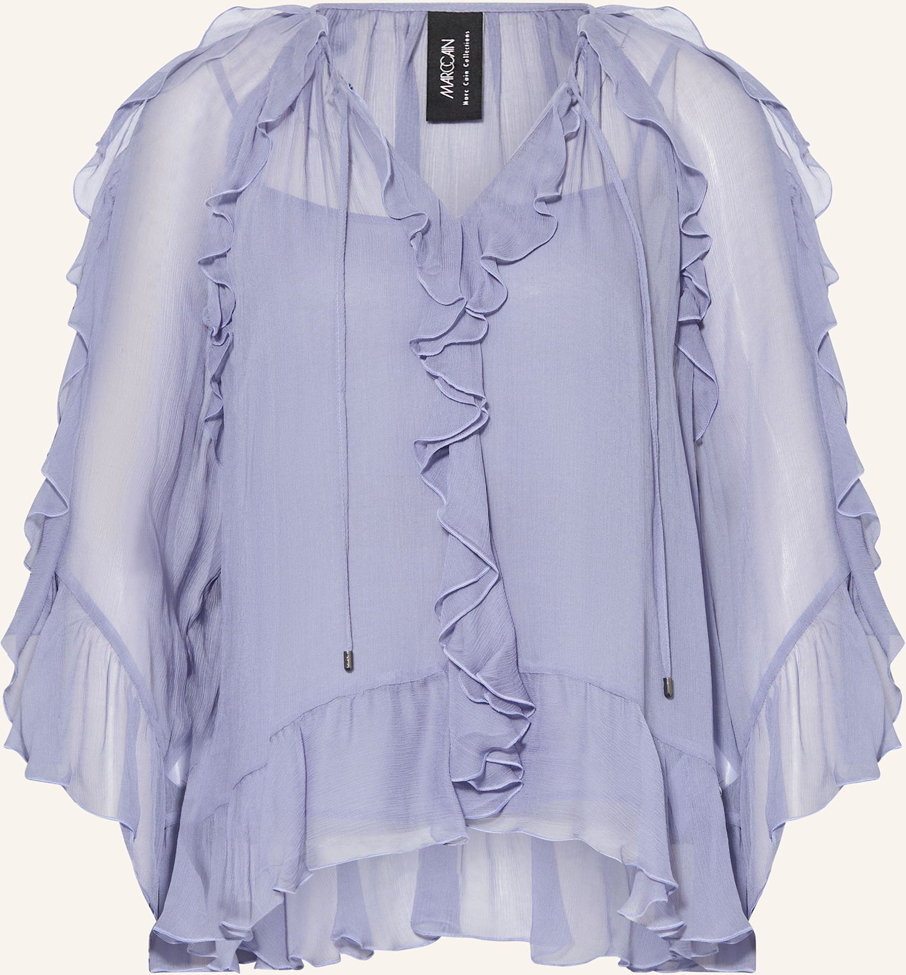 Marc Cain Blusenshirt Mit Rüschen lila