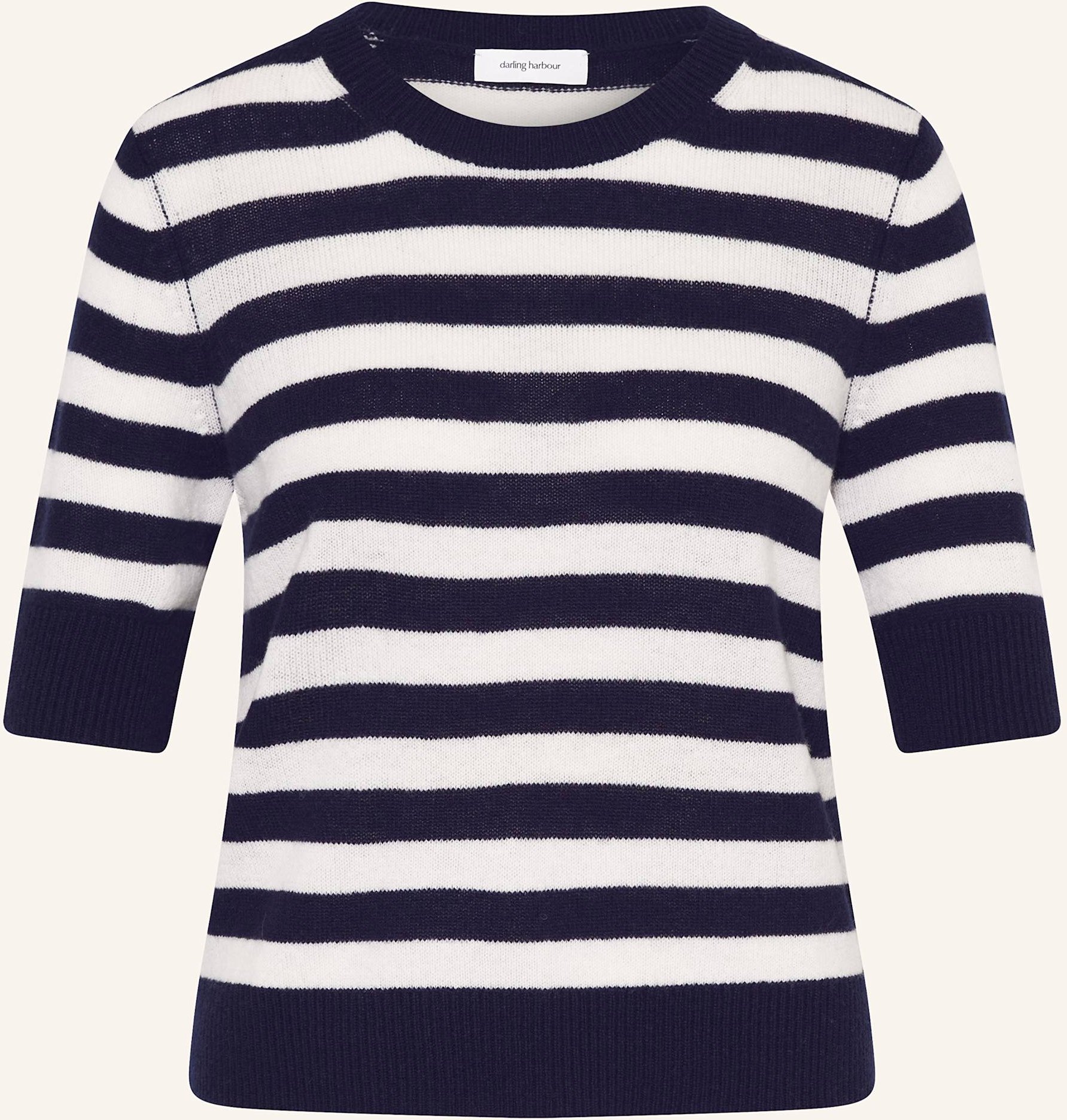Thumbnail - Darling Harbour Strickshirt Mit Cashmere blau