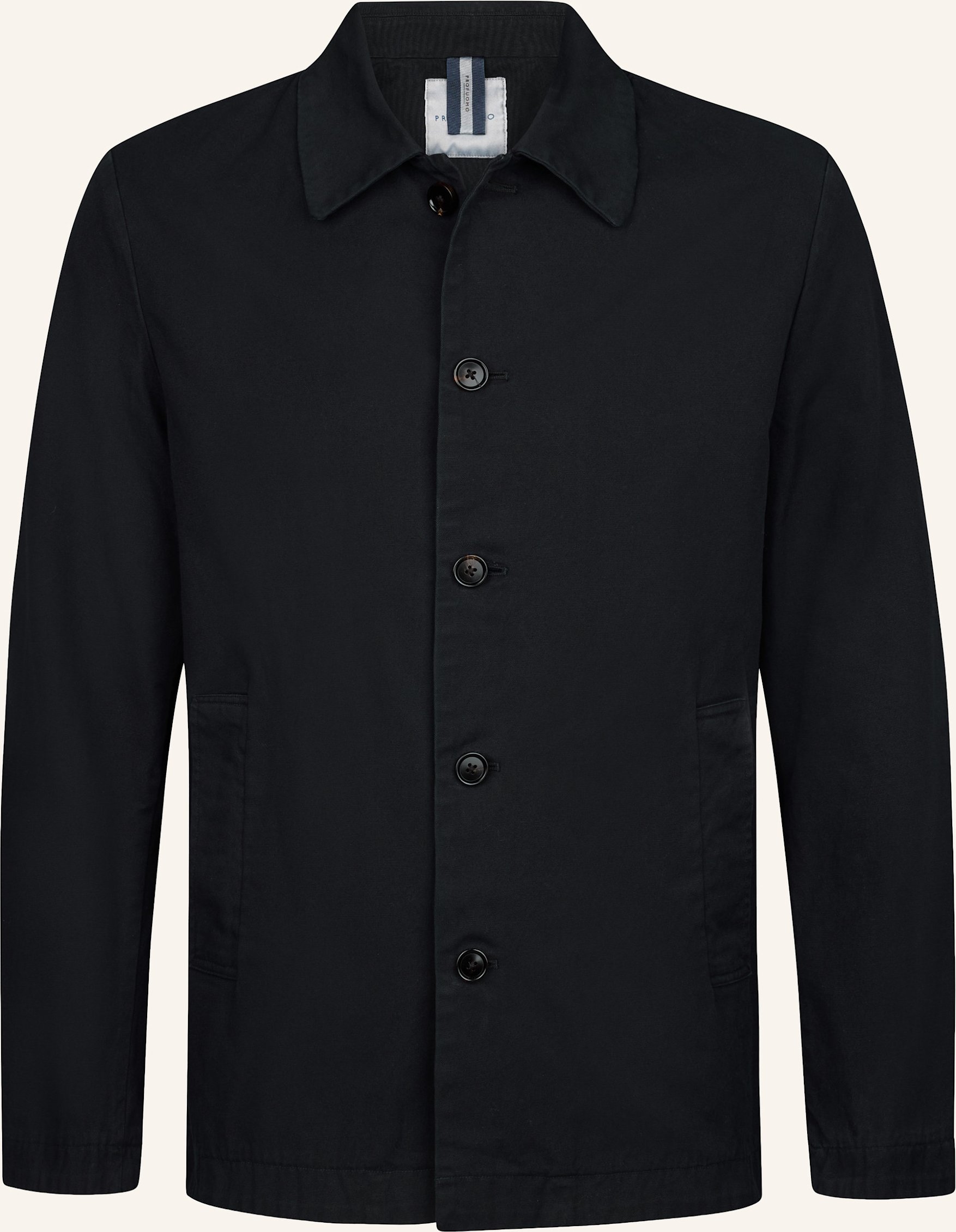 Profuomo Solid Overshirt blau