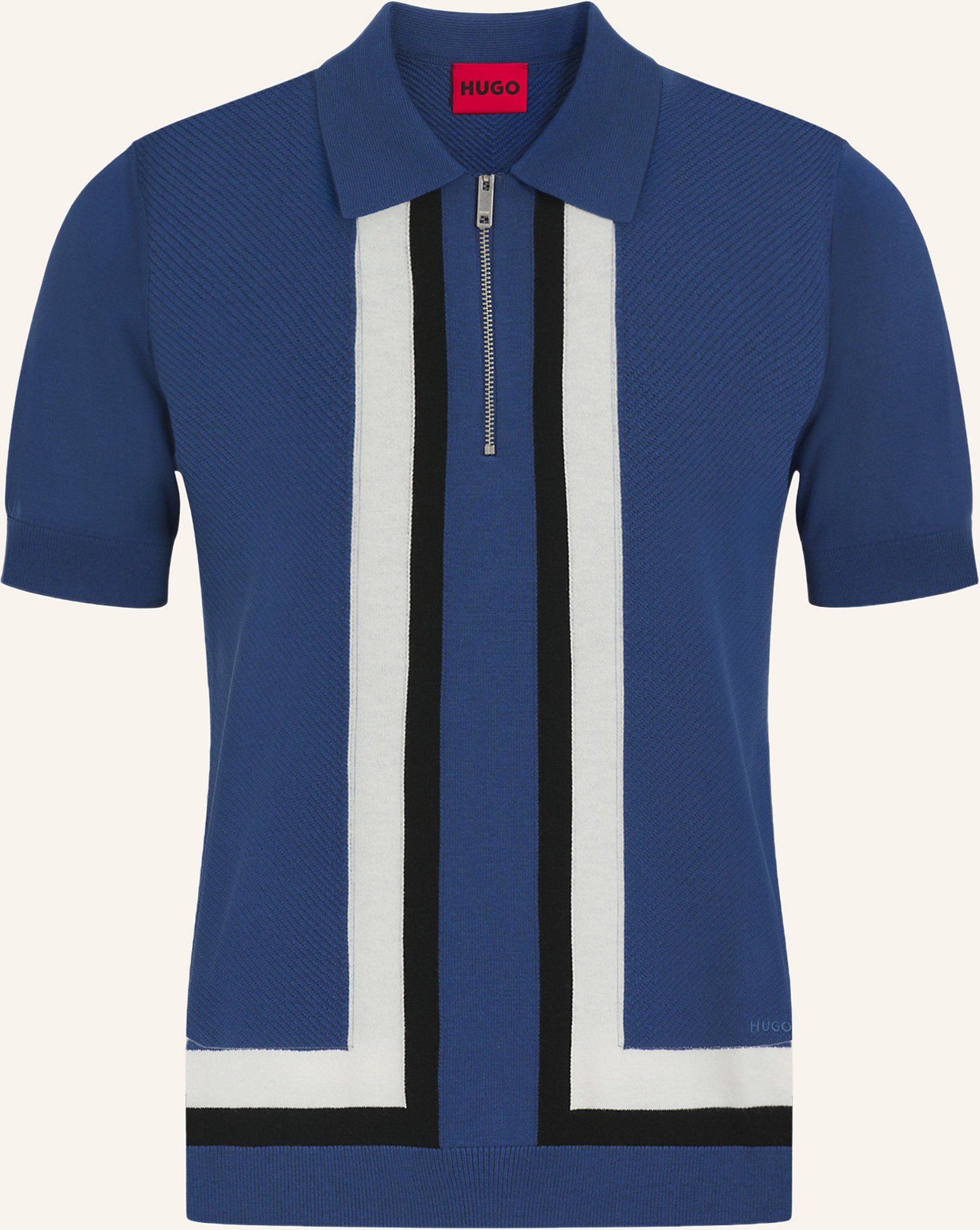 Hugo Pullover Sholpone Relaxed Fit blau