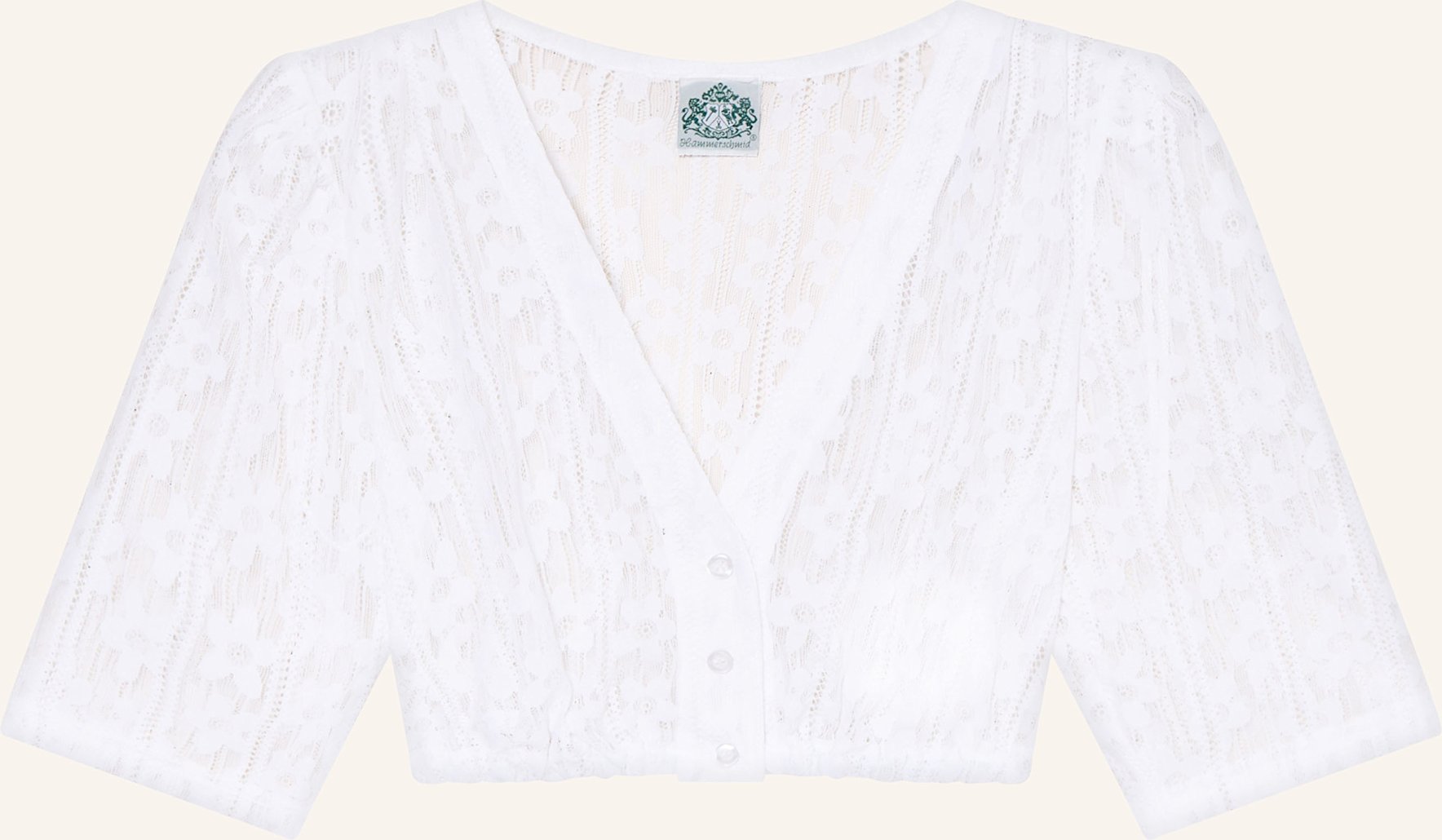 Hammerschmid Dirndlbluse Anina Aus Spitze weiss