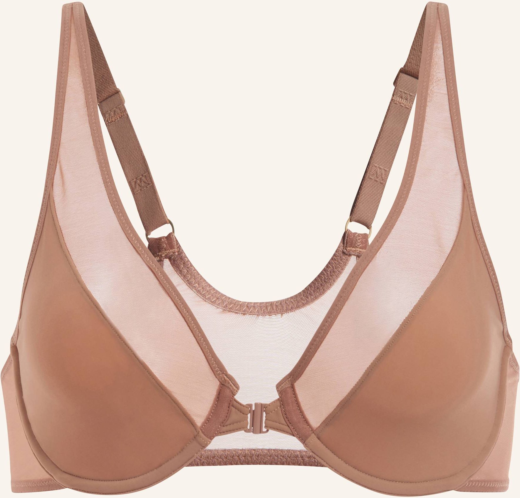 Wolford Bh Sheer Opaque Bra braun