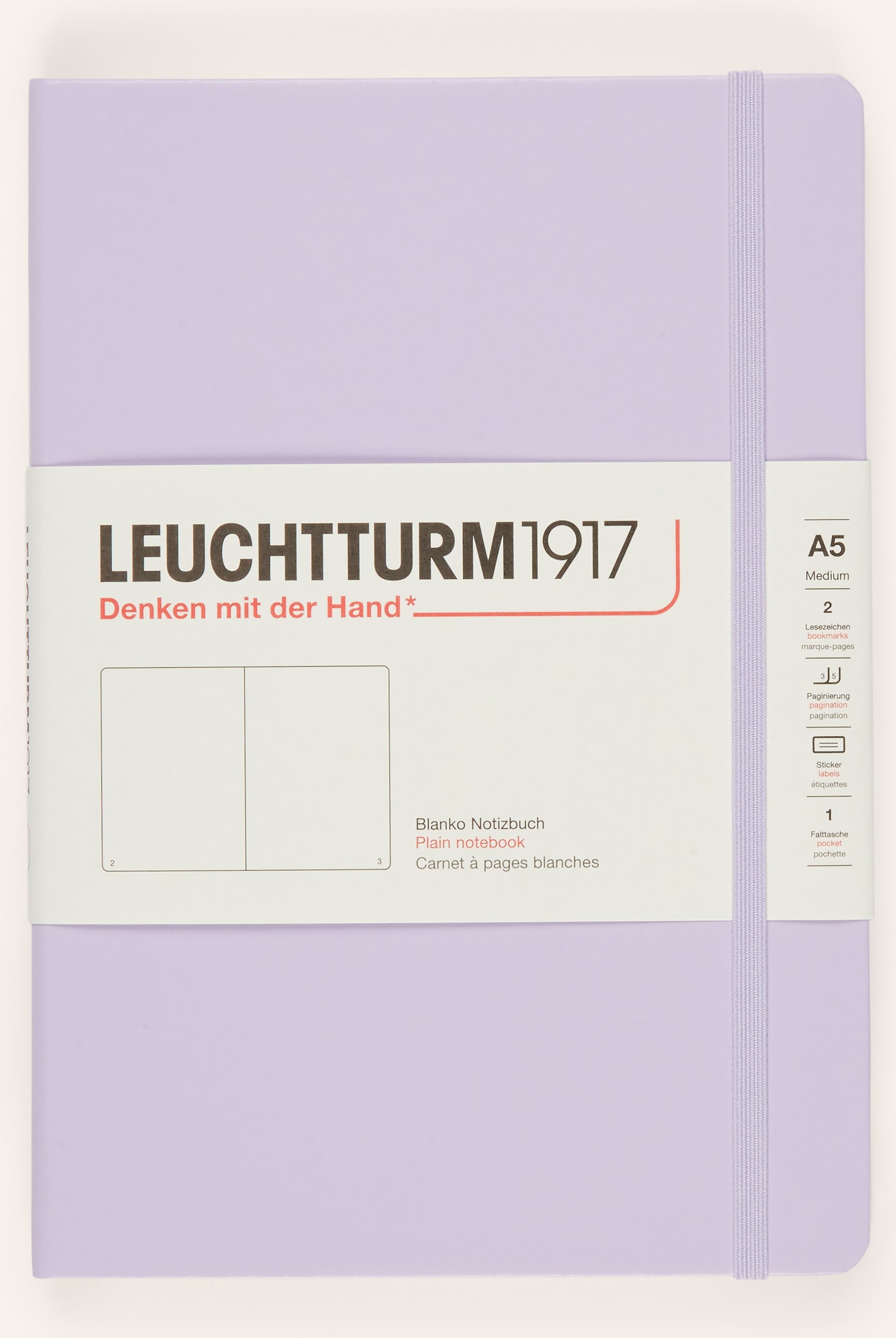 Leuchtturm Notizbuch Medium lila