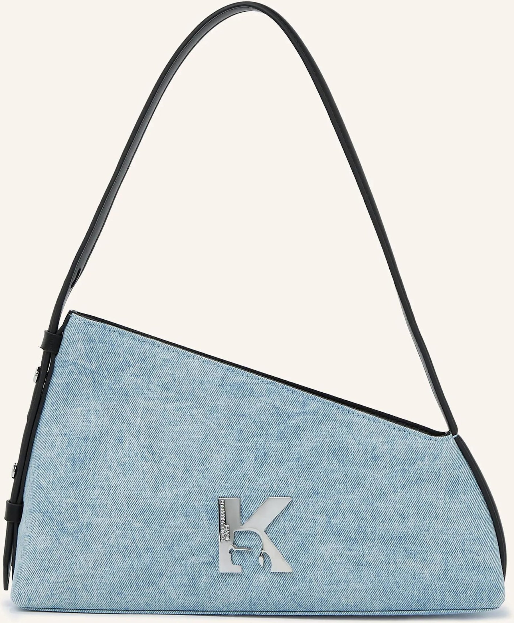 Karl Lagerfeld Jeans Schultertasche blau
