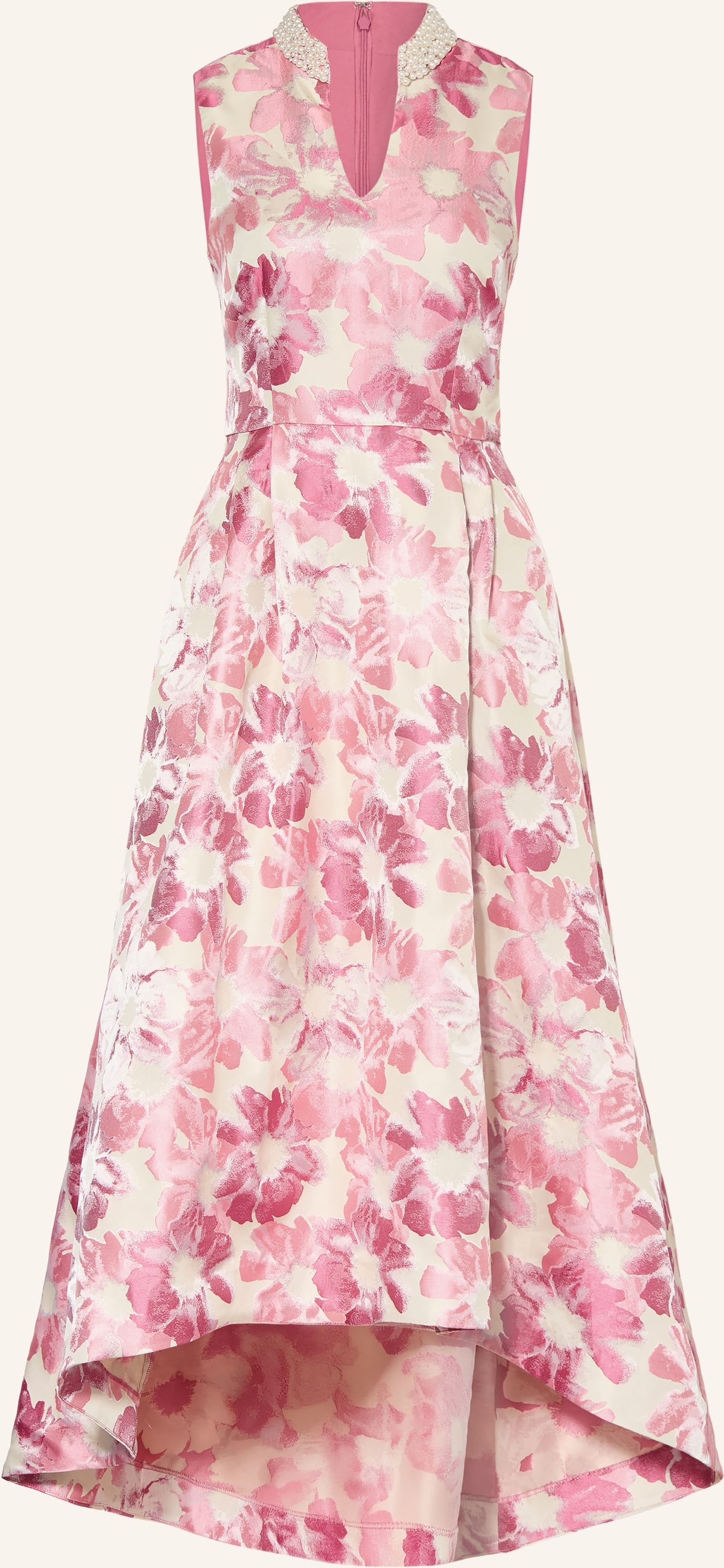 Apart Cocktailkleid Mit Schmuckperlen rosa