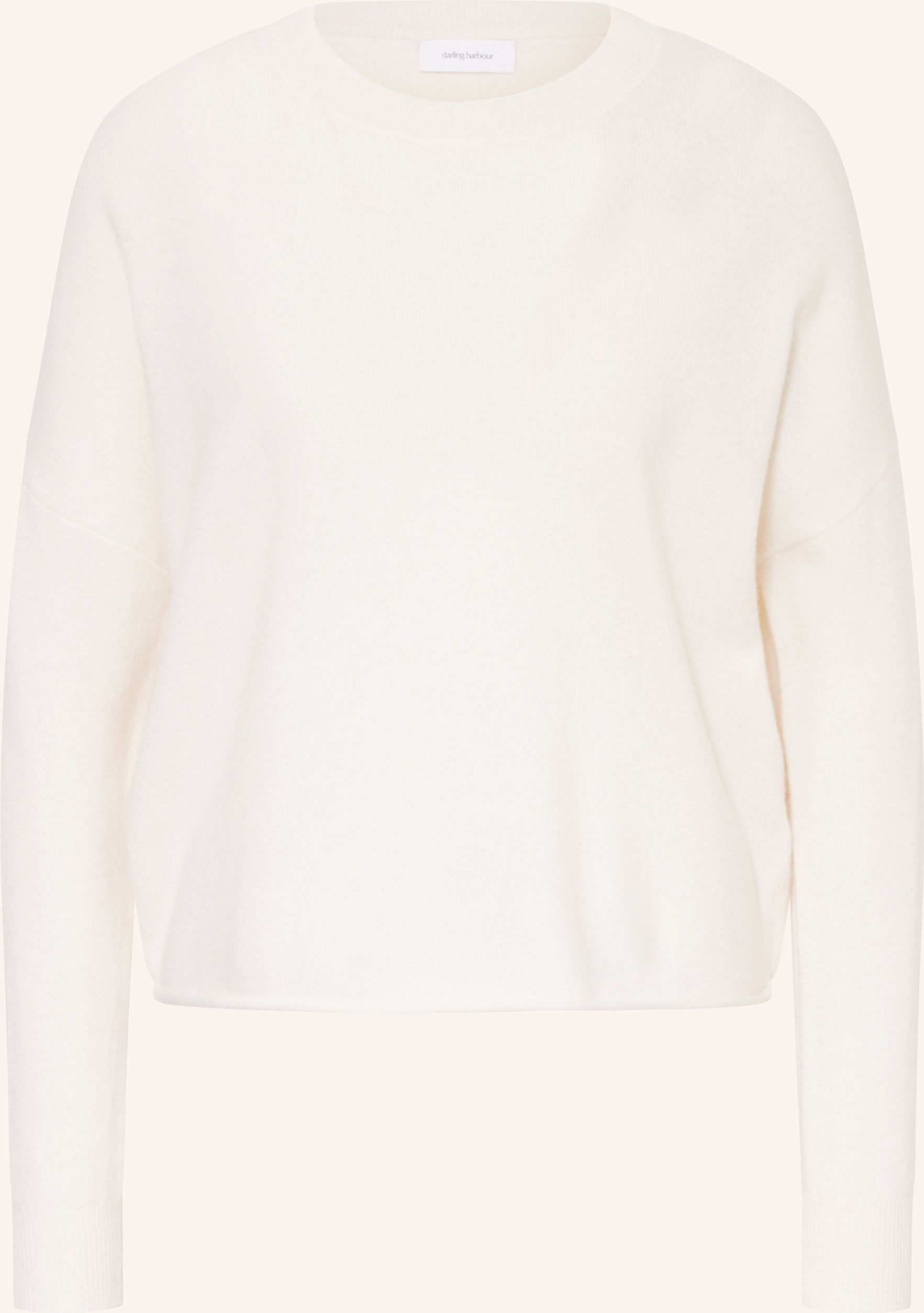 Darling Harbour Cashmere-Pullover weiss