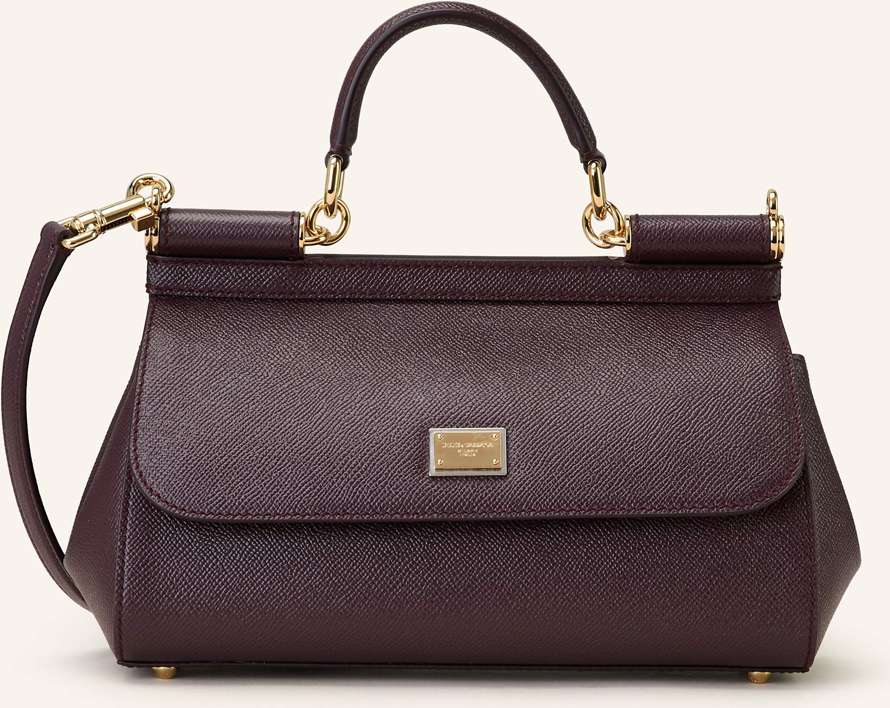 Dolce & Gabbana Handtasche Sicily Medium braun