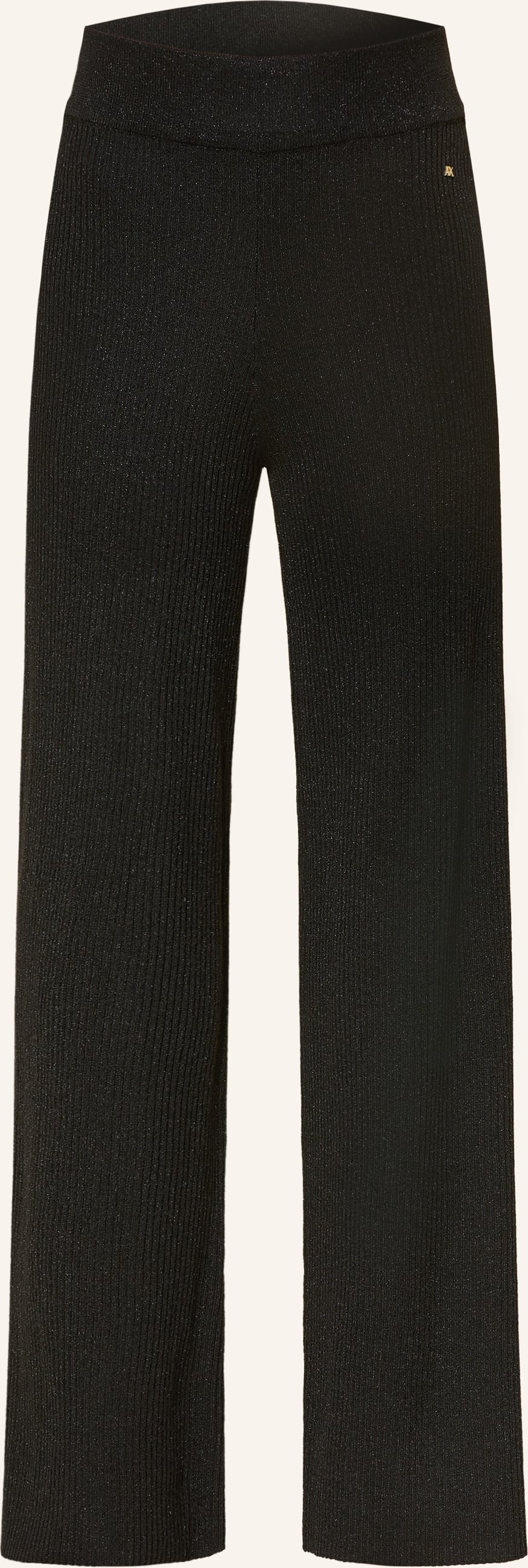 Armani Exchange Strickhose Mit Glitzergarn schwarz