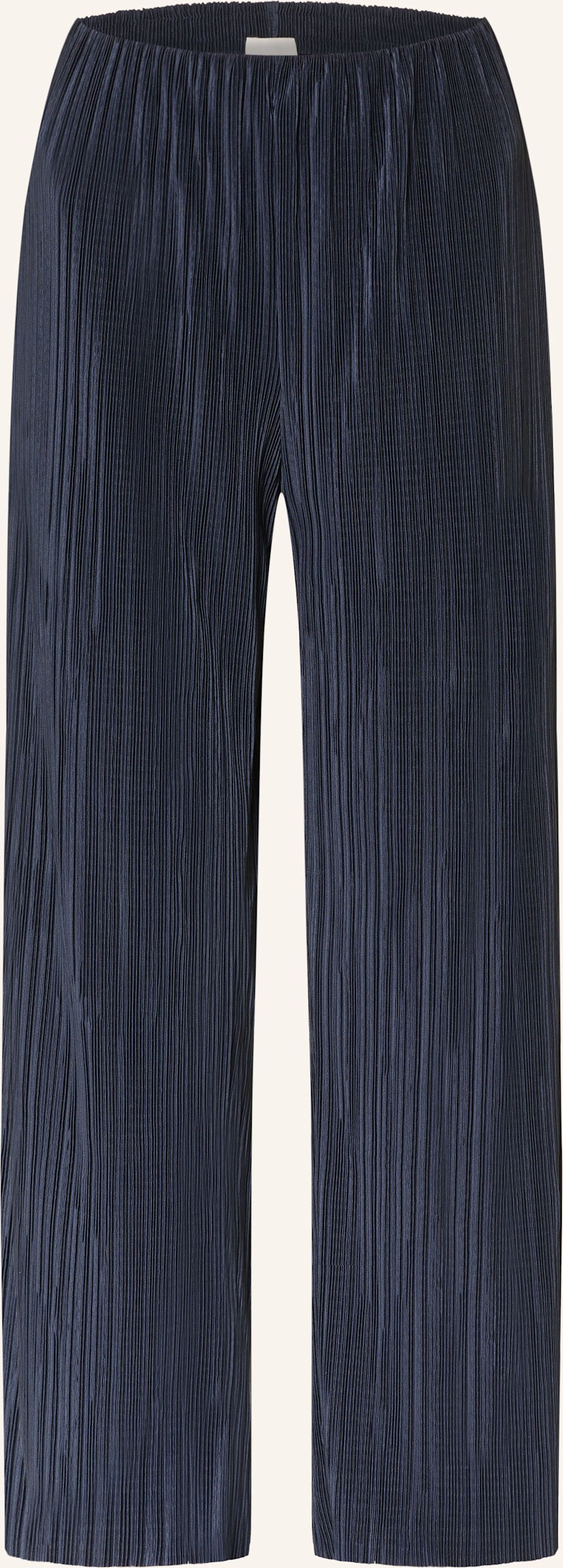 Calvin Klein Marlenehose Mit Plissees blau