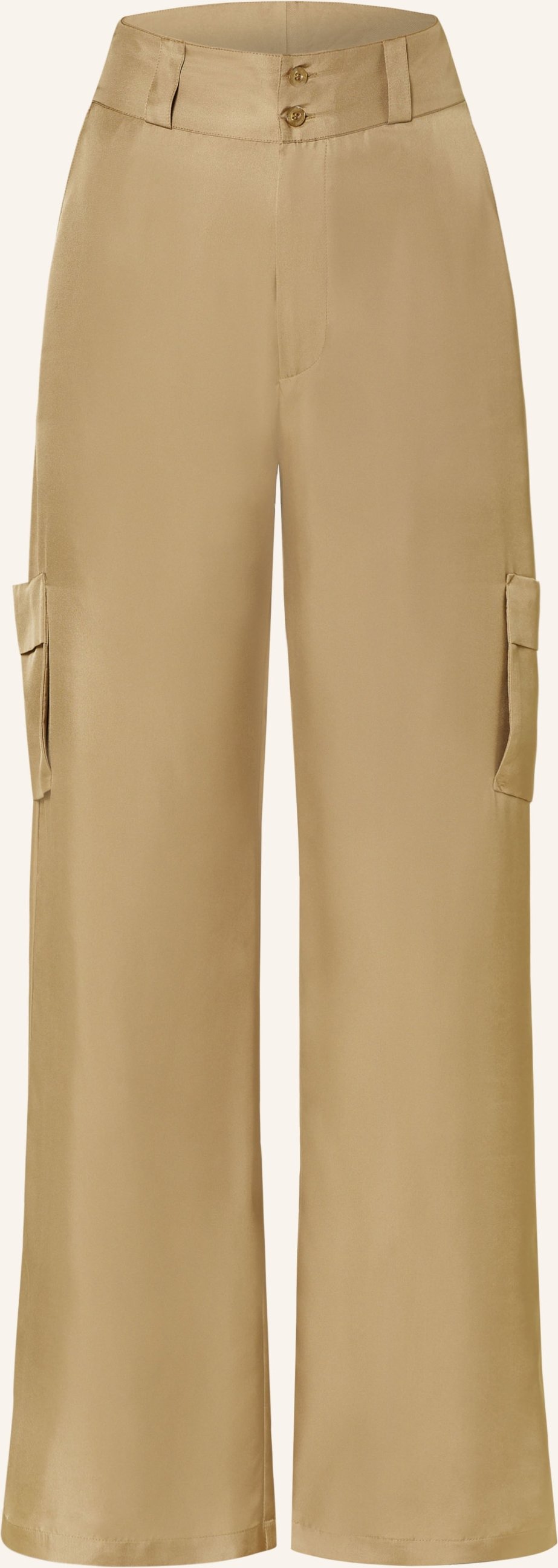 Envelope 1976 Cargohose Amped Aus Seide gruen