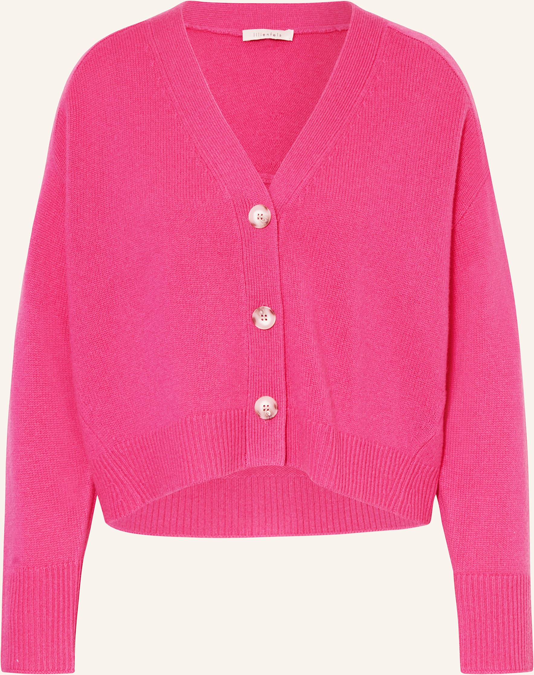 Lilienfels Strickjacke Aus Cashmere pink