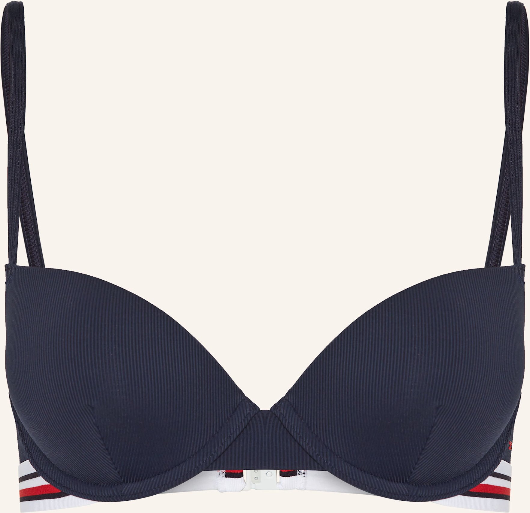 Tommy Hilfiger Push-Up-Bikini-Top blau