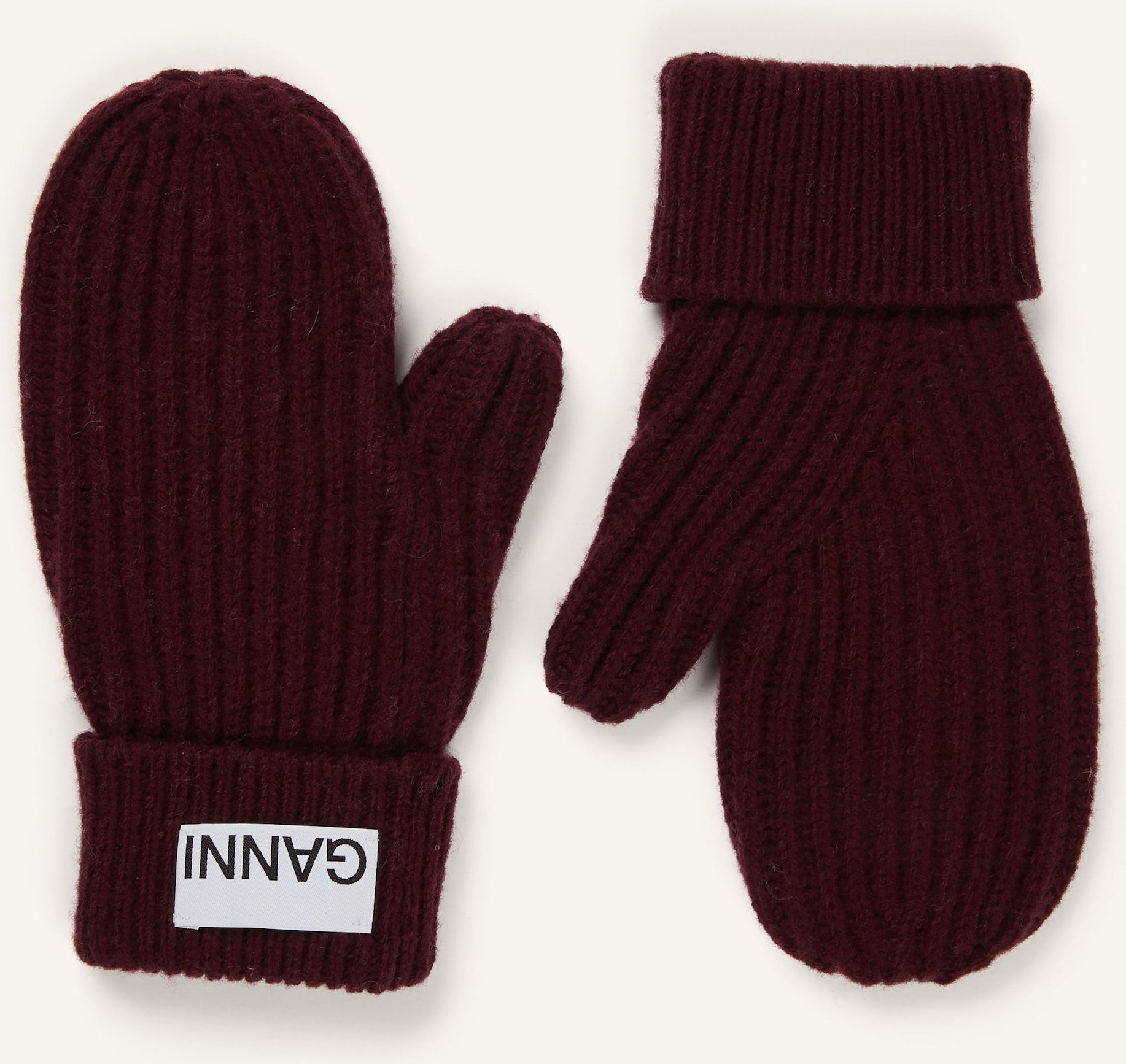 Ganni Handschuhe rot