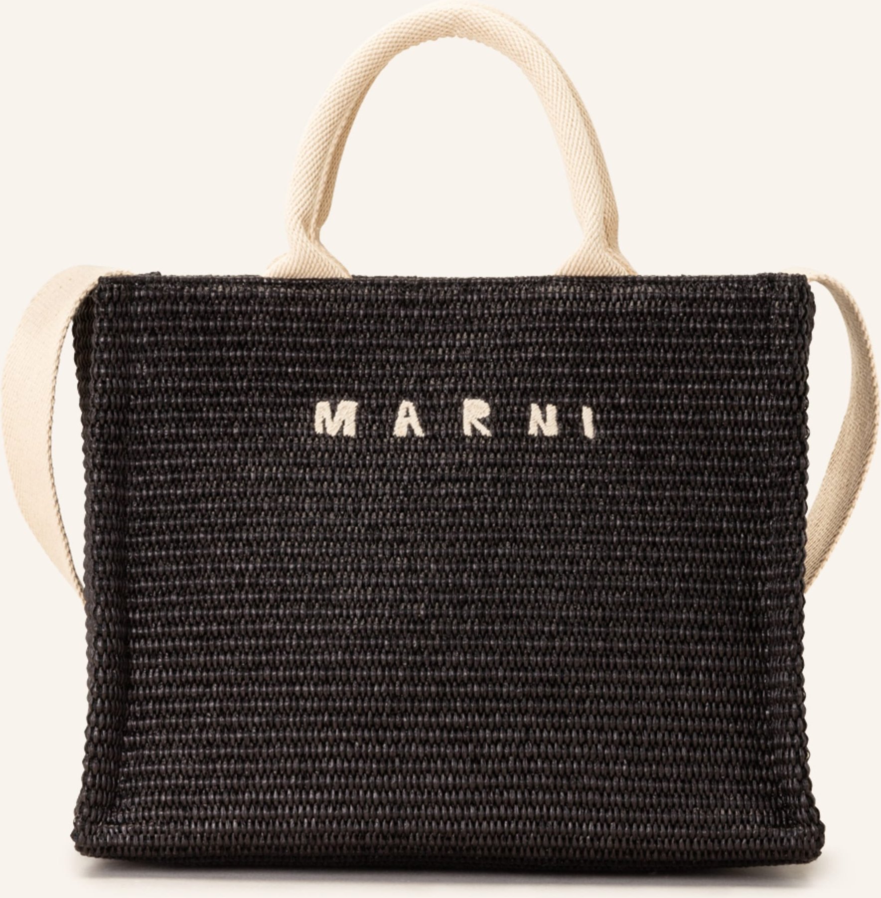 Thumbnail - Marni Shopper Basket Small schwarz