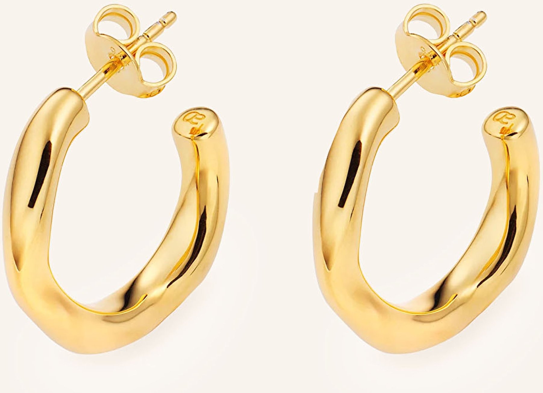 Ariane Ernst Creolen Floating Earrings Aus 925er Sterlingsilber gold