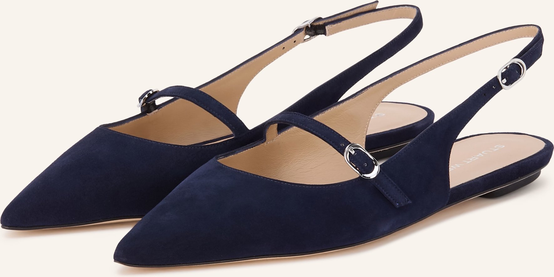 Stuart Weitzman Slingpumps Emilia blau