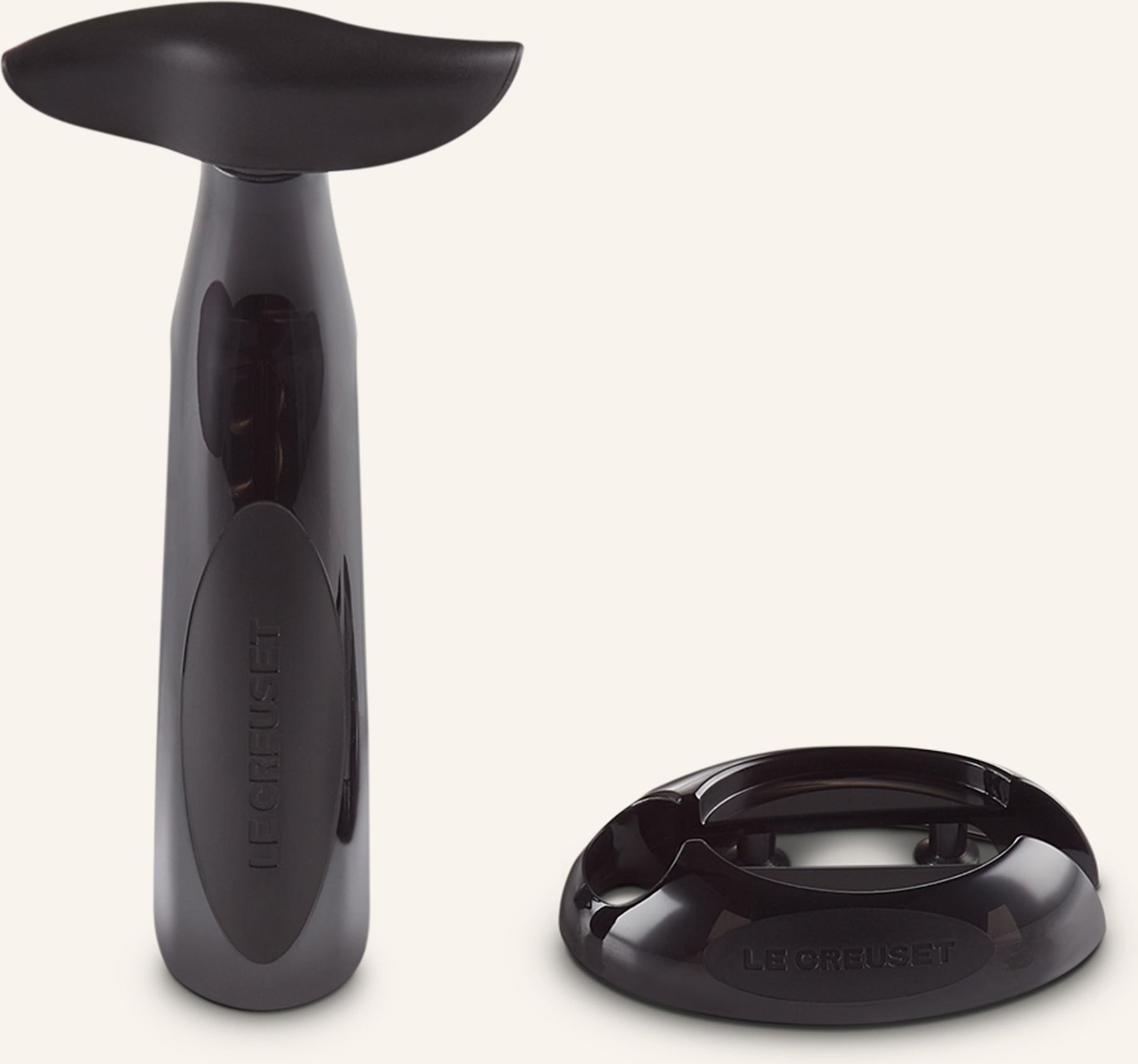 Le Creuset 2-Tlg. Set: Korkenzieher Und Folienschneider Activ-Ball Gs-200 schwarz