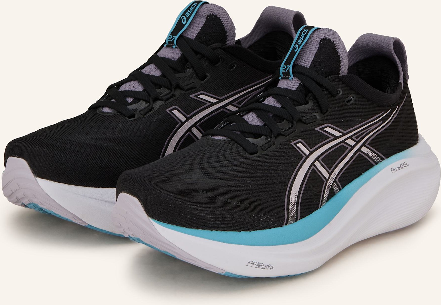 Thumbnail - Asics Laufschuhe Gel-Nimbus 27 schwarz