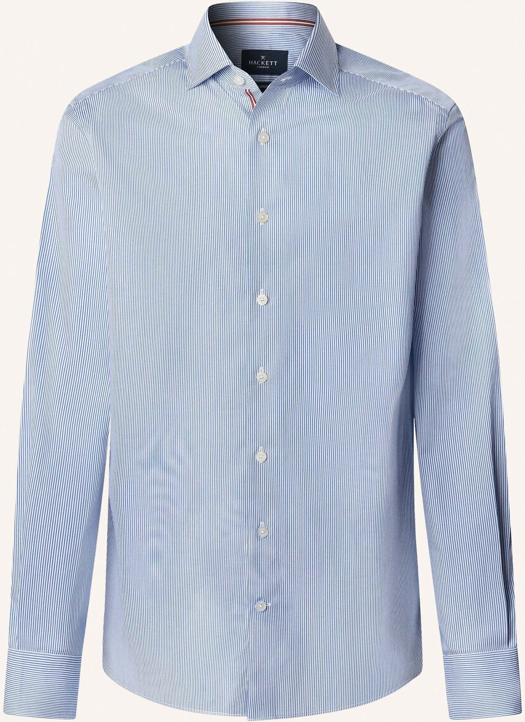 Hackett London Freizeithemd Bengal Eng Str blau