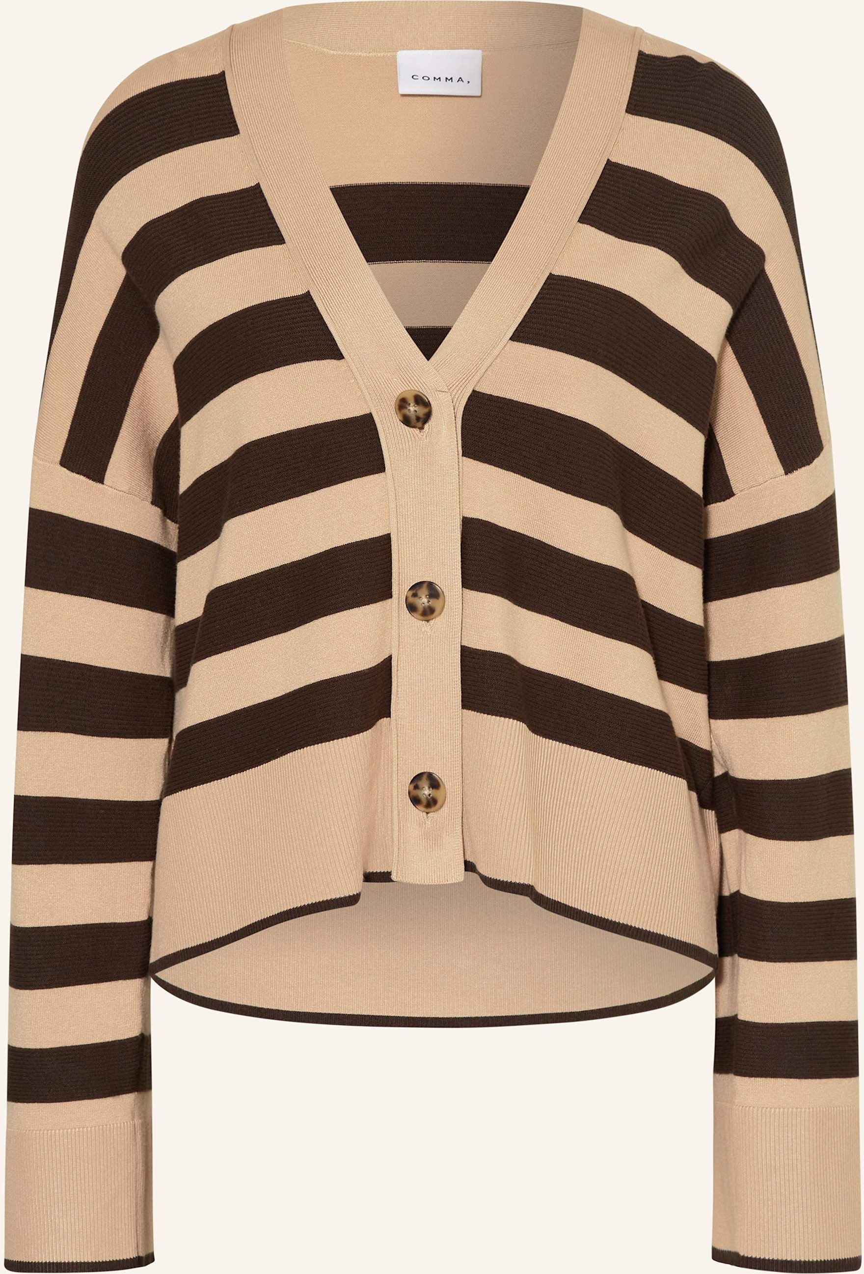 Comma Strickjacke beige