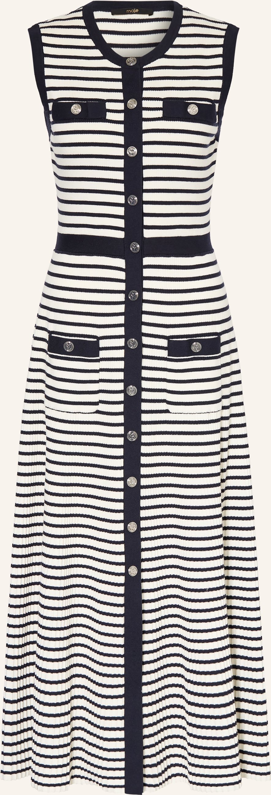 Maje Strickkleid weiss