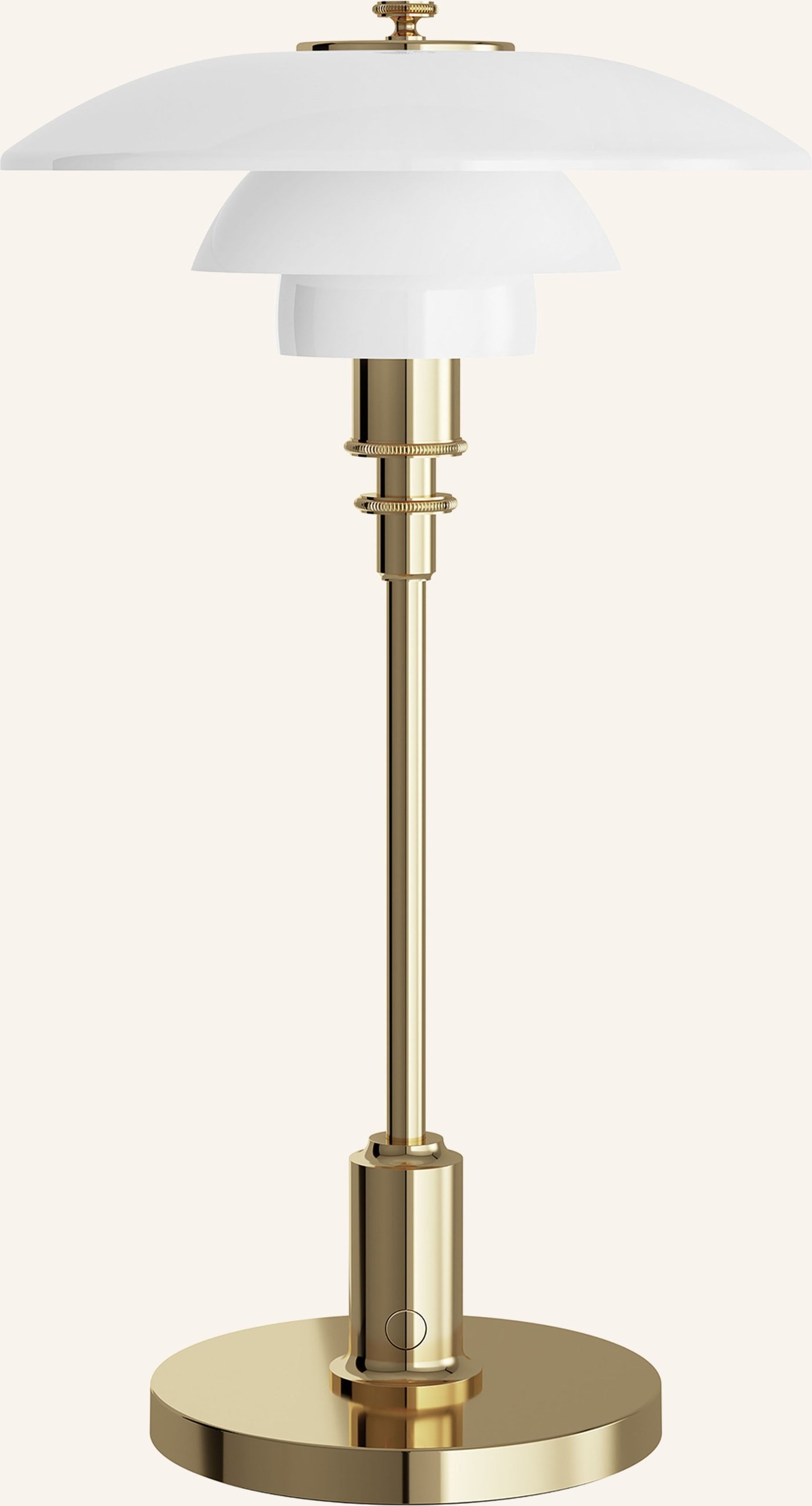 Louis Poulsen Tischleuchte Ph 2/1 Portable gold