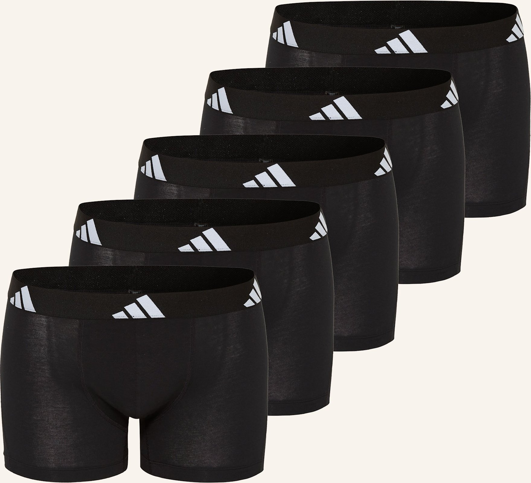 Thumbnail - Adidas 5er-Pack Boxershorts Active Flex Cotton schwarz