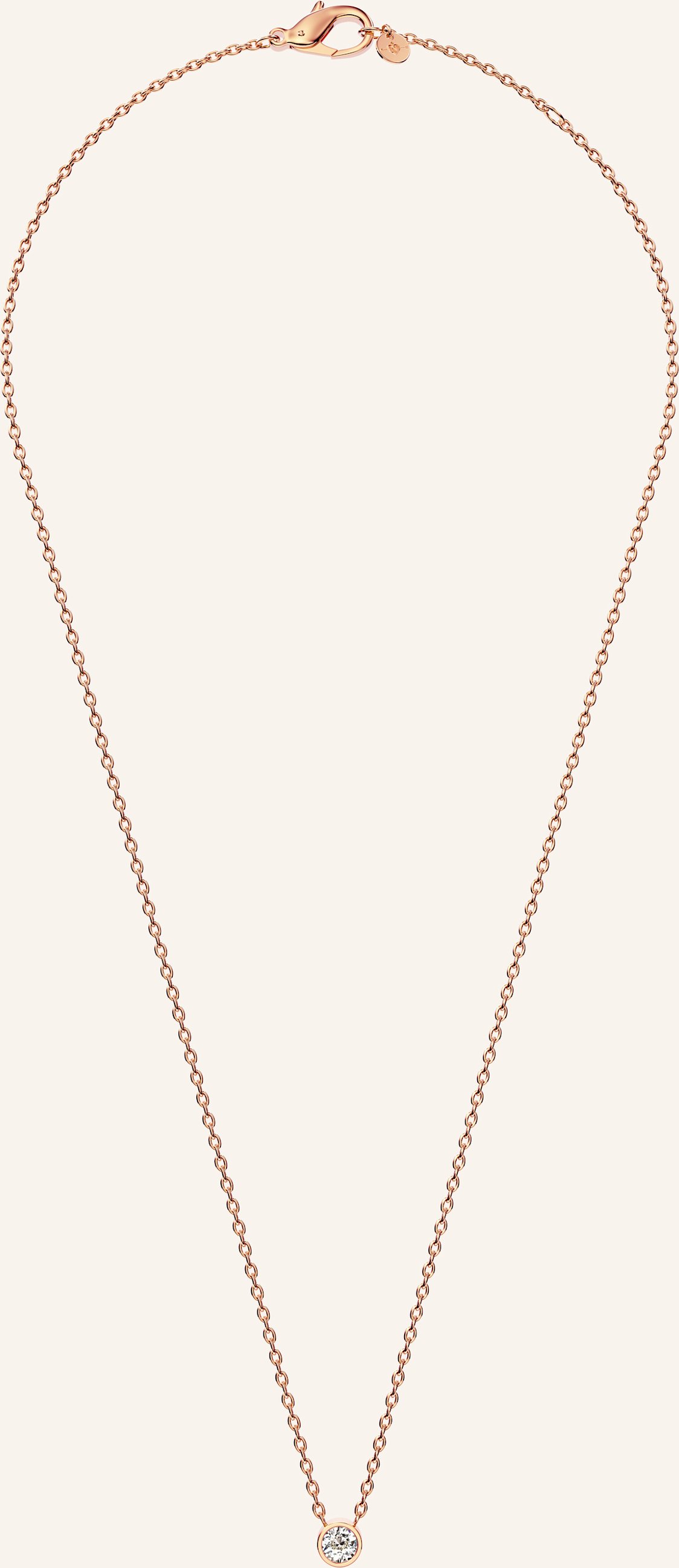 Niessing Kette Brillant Akzent rosegold