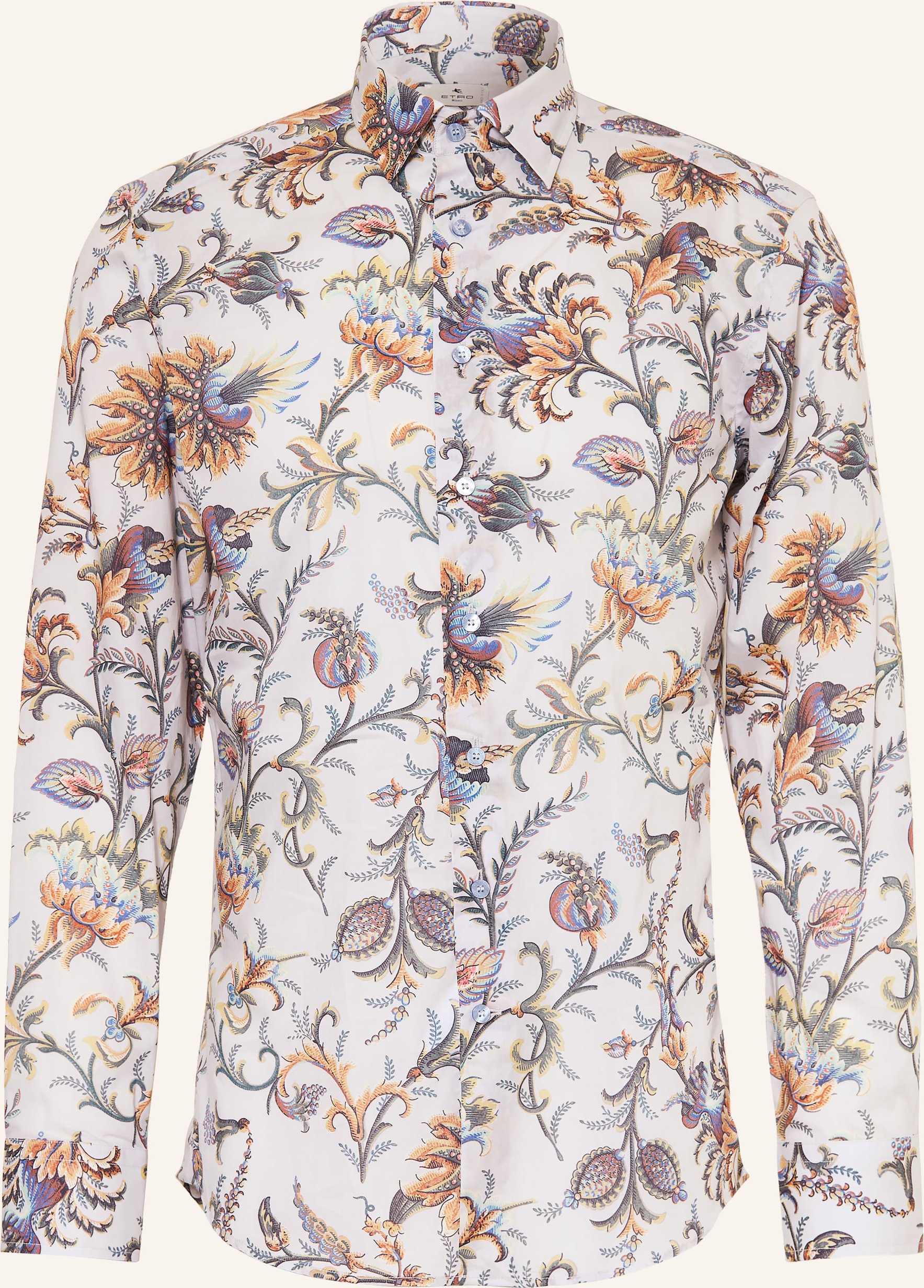 Etro Hemd Regular Fit blau