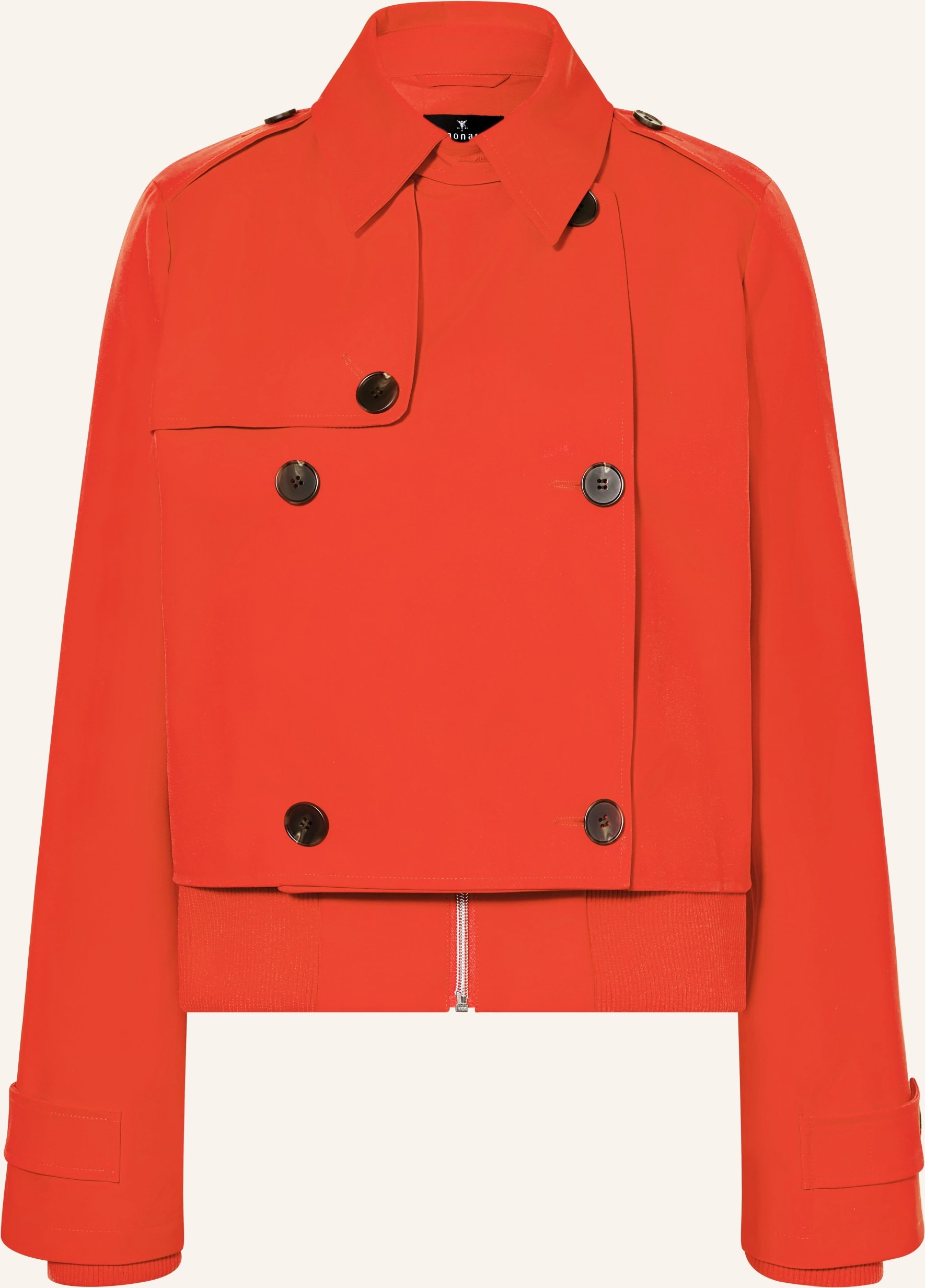 Monari Trench-Jacke Mit Blende rot