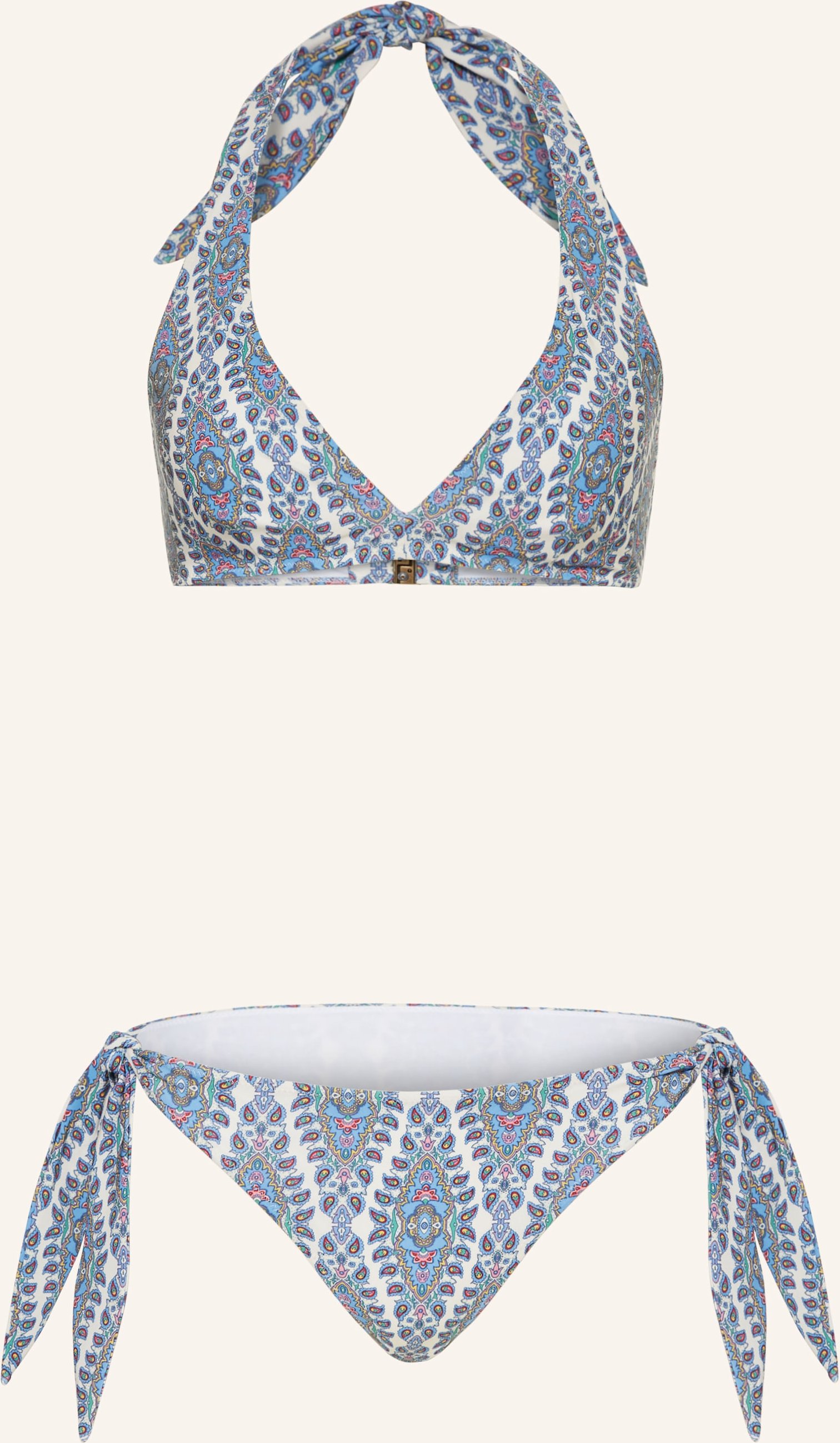 Etro Neckholder-Bikini blau