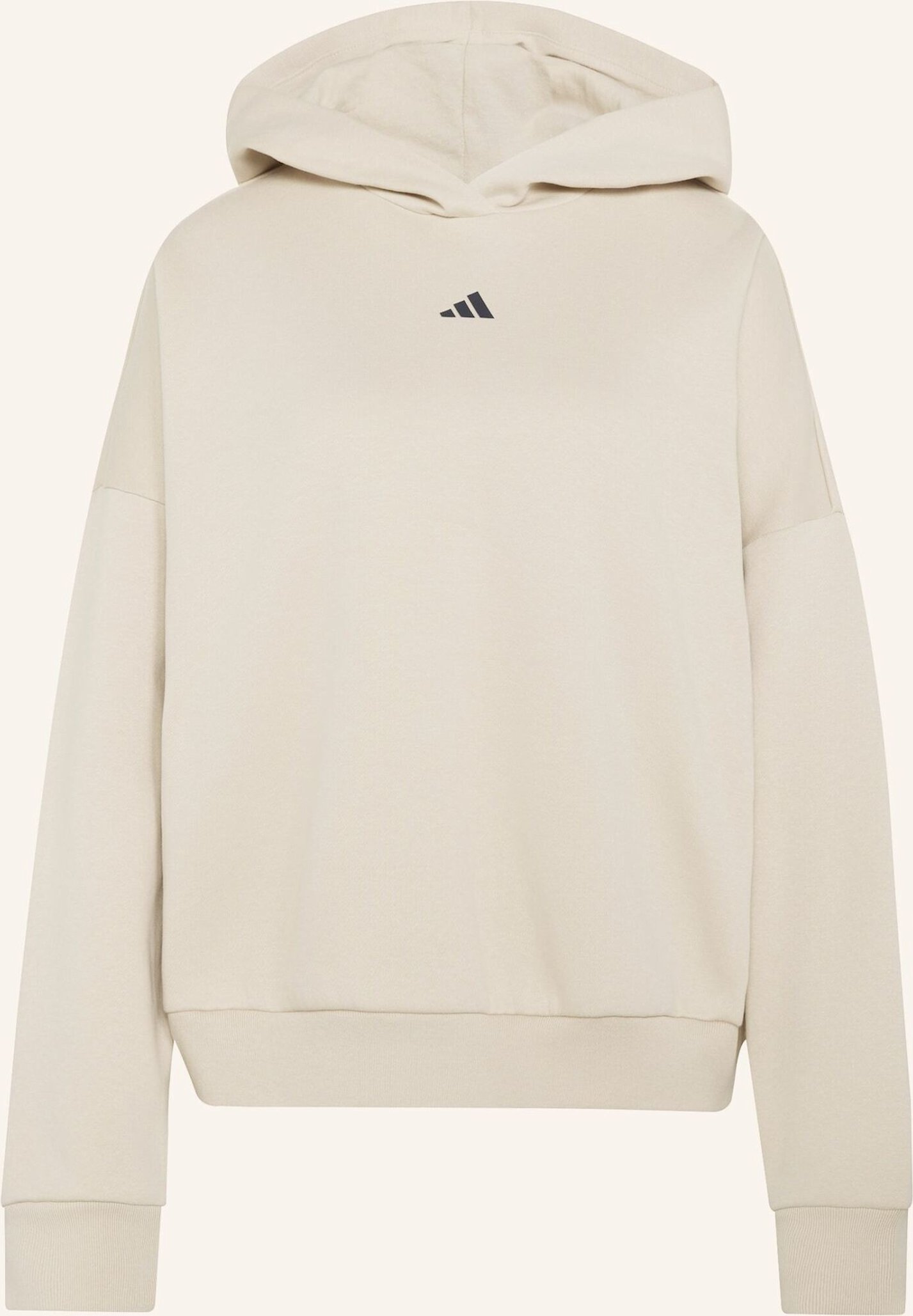 Thumbnail - Adidas 3-Streifen Studio Hoodie beige