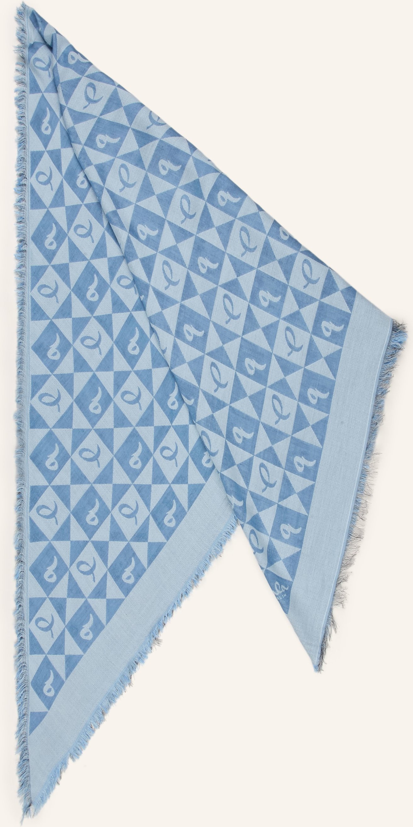 Lala Berlin Dreieckstuch Tallah blau