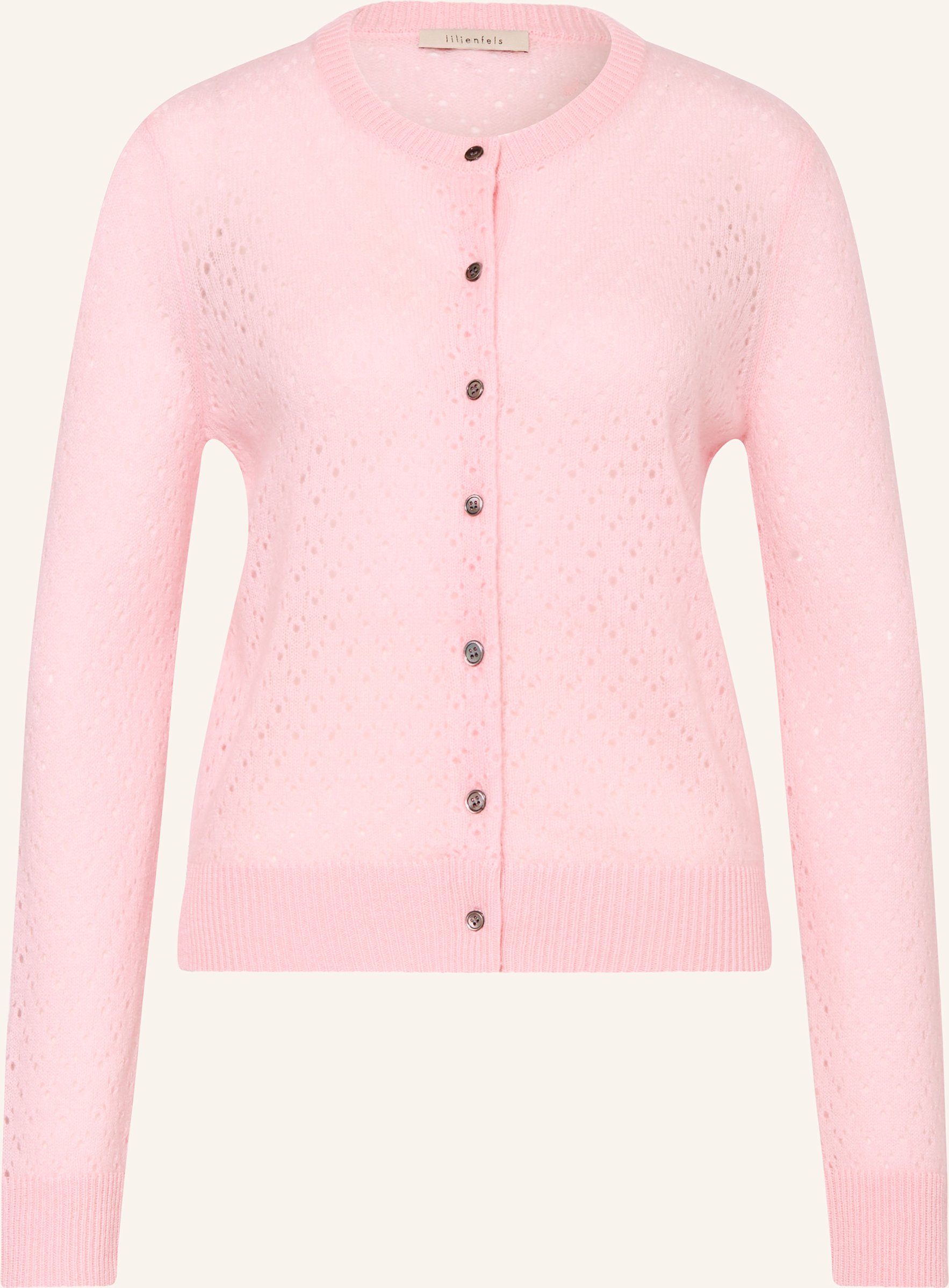 Lilienfels Strickjacke Aus Cashmere rosa