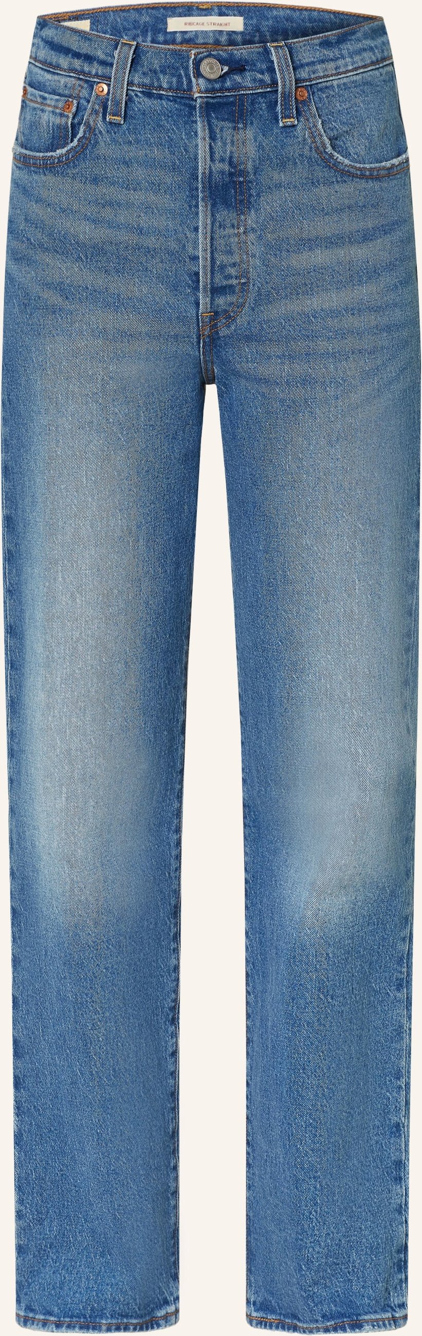 Levi's® Straight Jeans Ribcage blau
