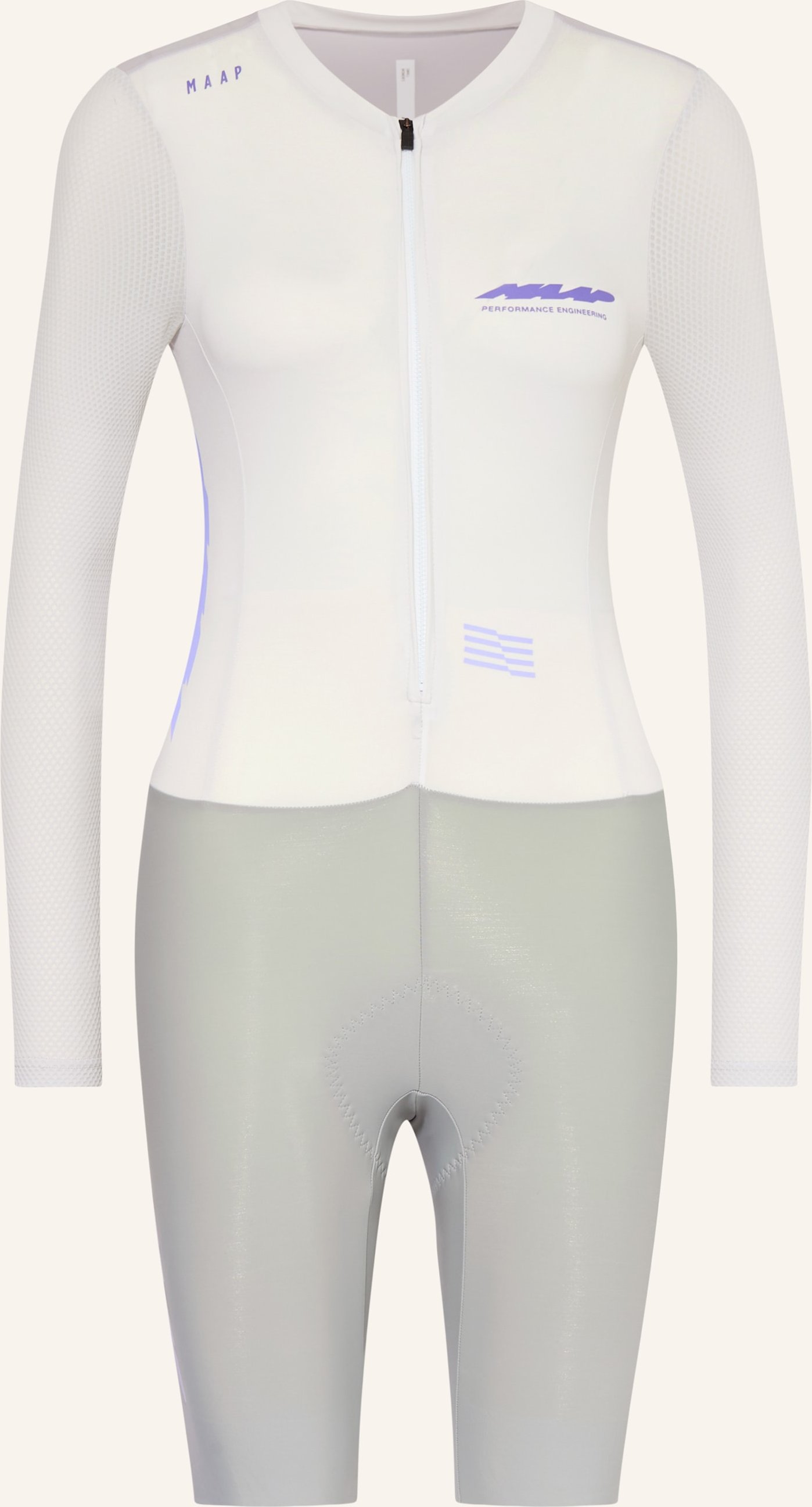 Maap Speedsuit Eclipse Pro Base Ls Mit Gepolstertem Einsatz grau