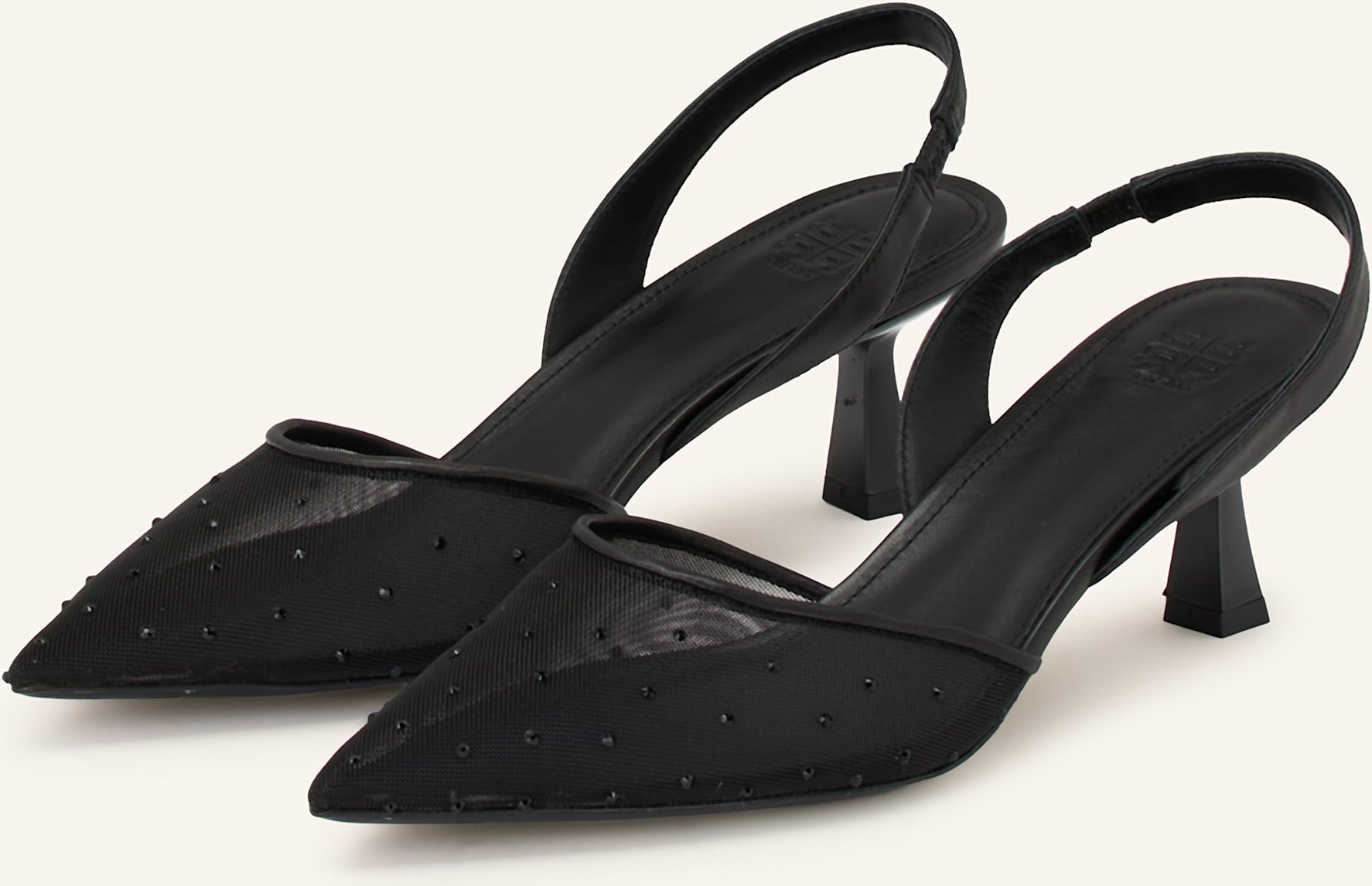Riani Slingpumps Mit Schmucksteinen schwarz