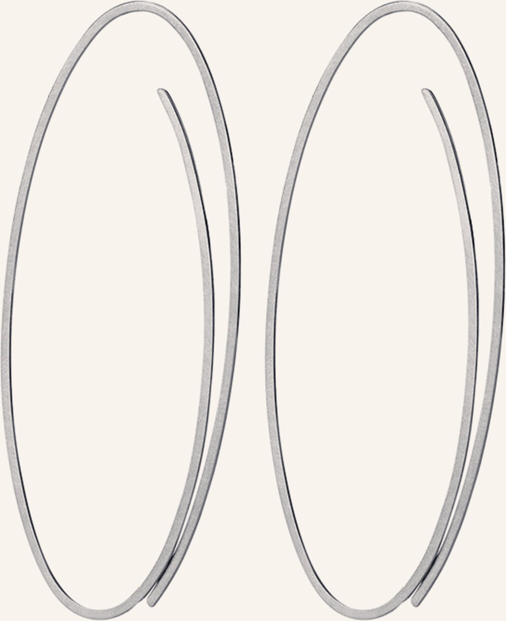 Niessing Creolen Linear silber