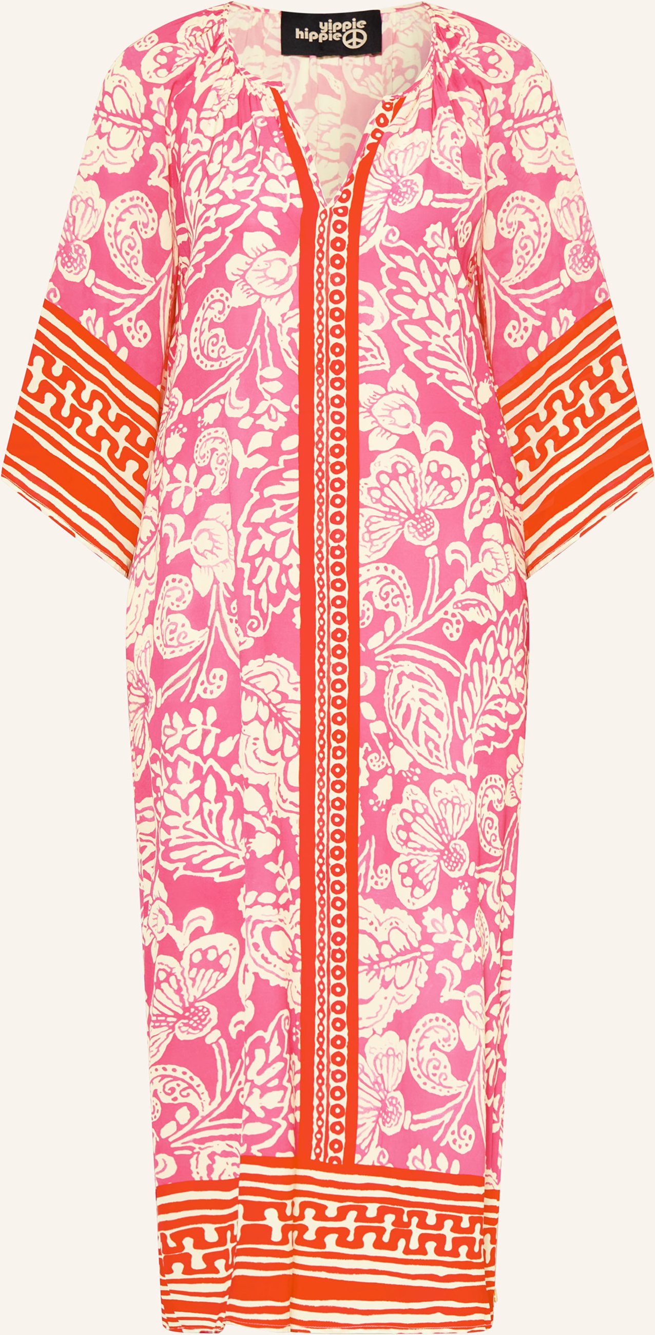 Yippie Hippie Kleid Mit 3/4-Arm pink