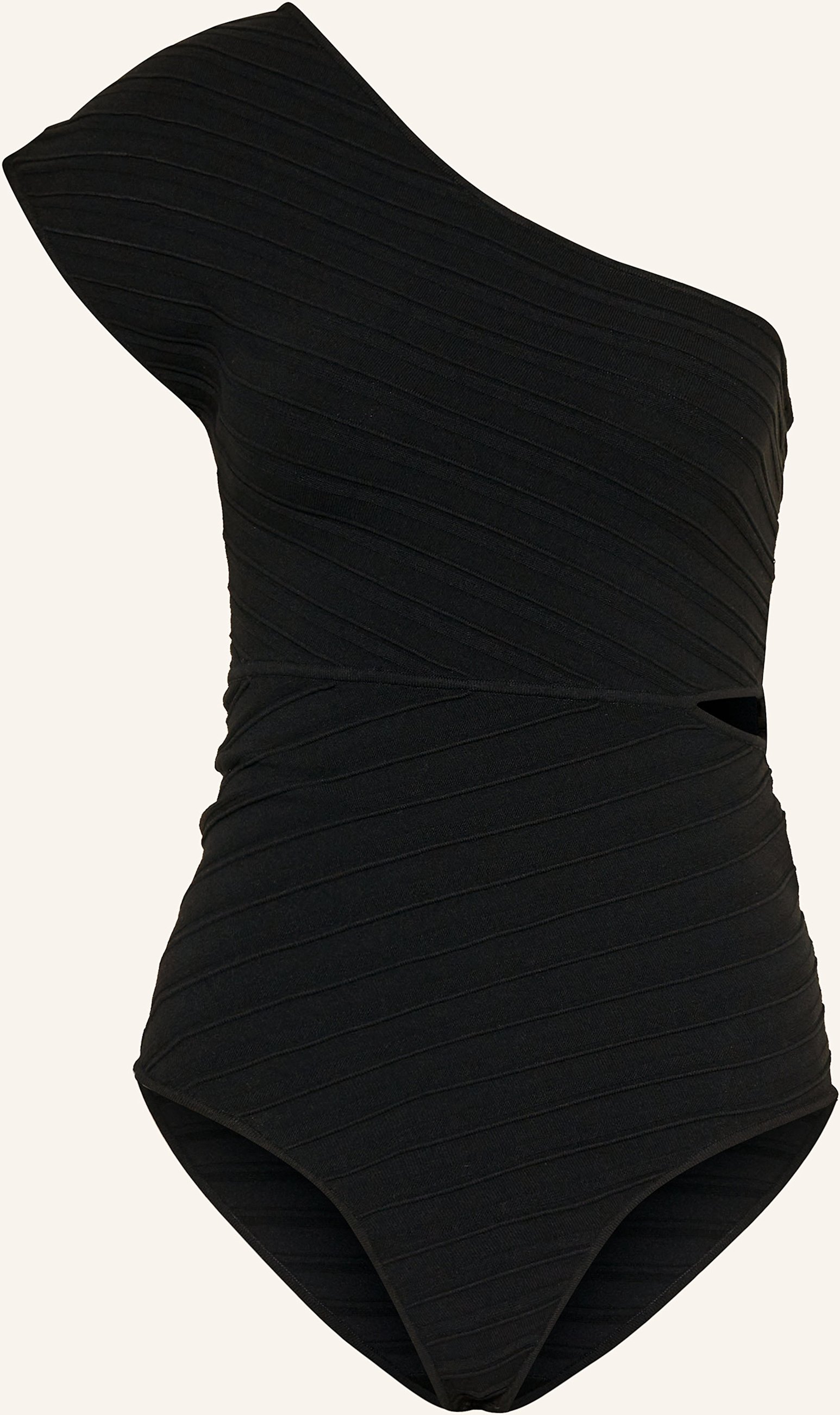 Thumbnail - Sandro One-Shoulder-Body Mit Cut-Out schwarz