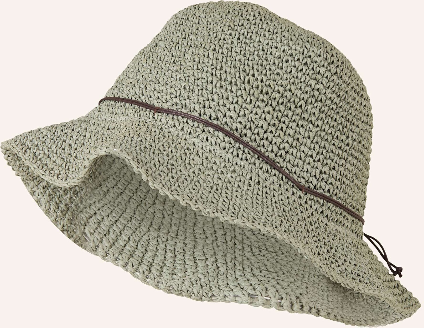 P.A.C. Strohhut Lilen grau