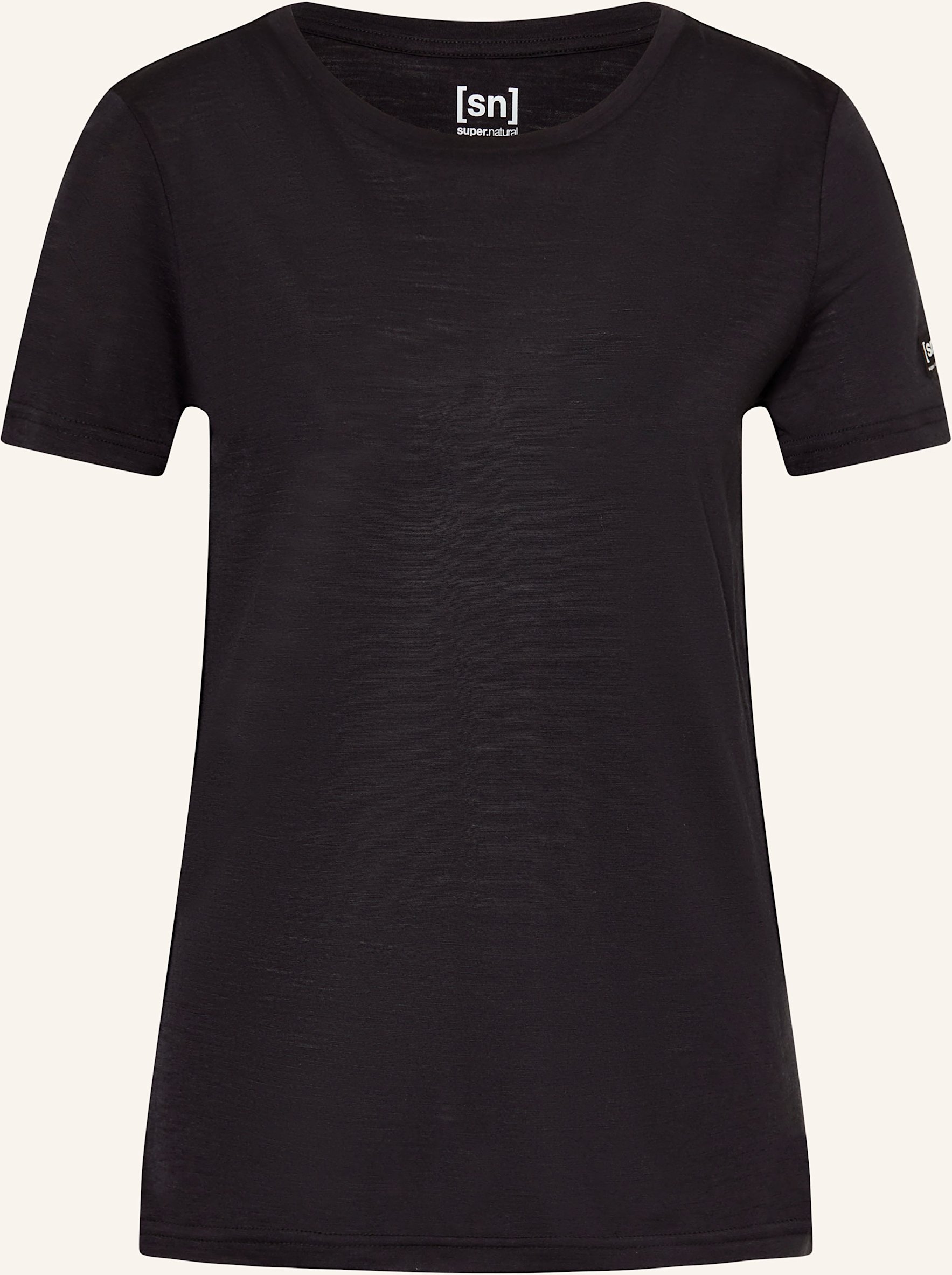 Super.Natural Funktionswäsche-Shirt The Essentiel Mit Merinowolle schwarz