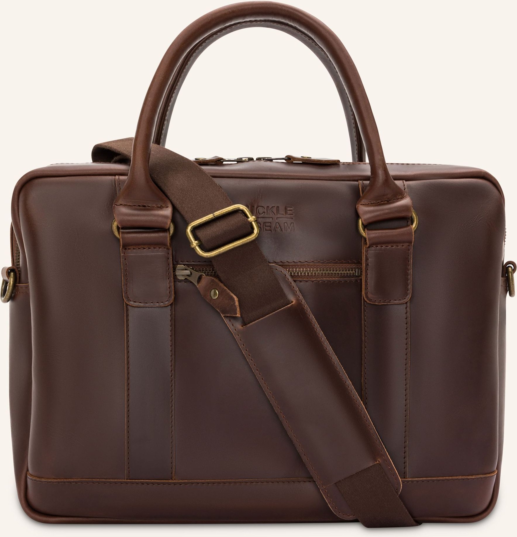 Buckle & Seam Business-Tasche Everett braun