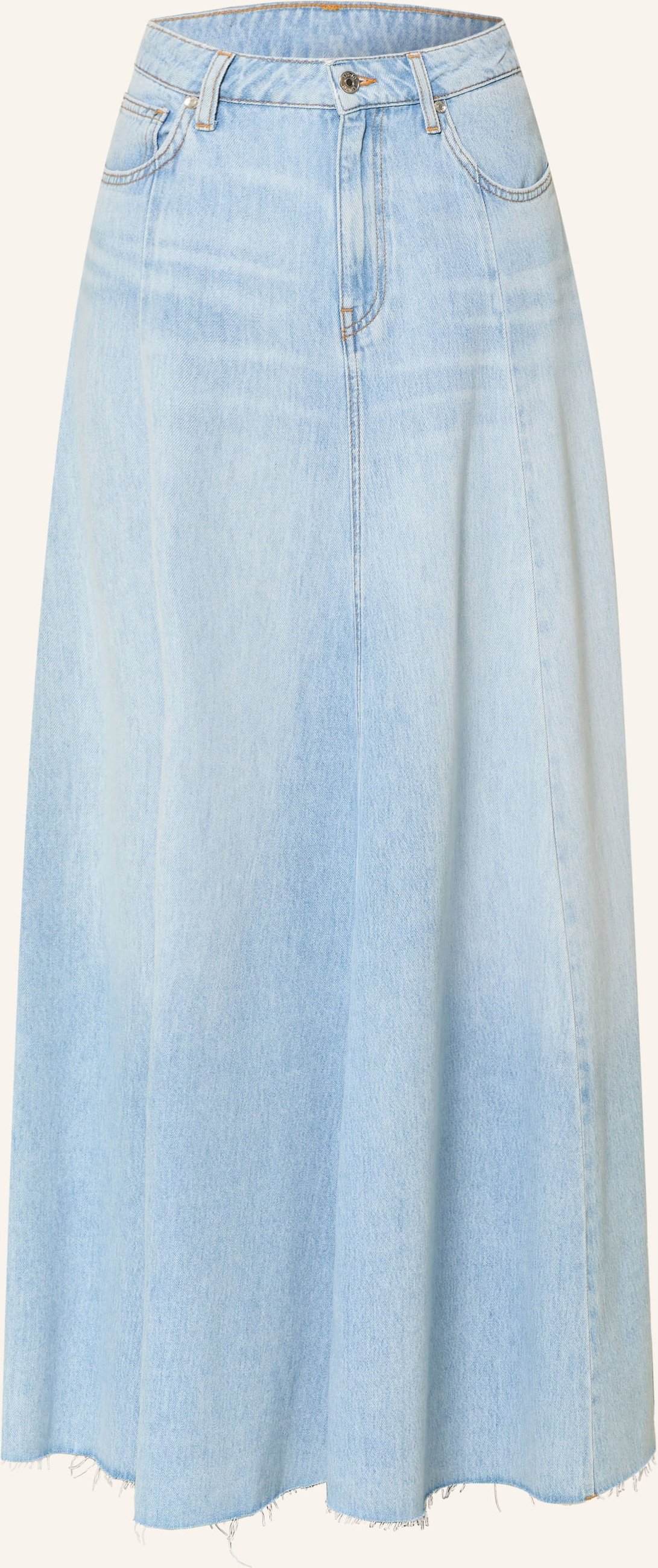 Liu Jo Jeansrock Mit Schmucksteinen blau